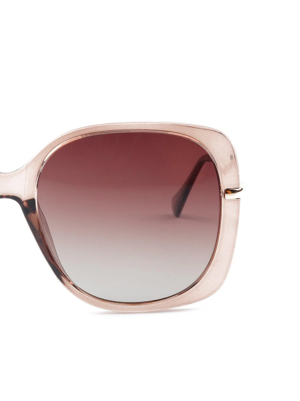 Odette Women Burgundy Chic Tinted Sunglasses - Image 5