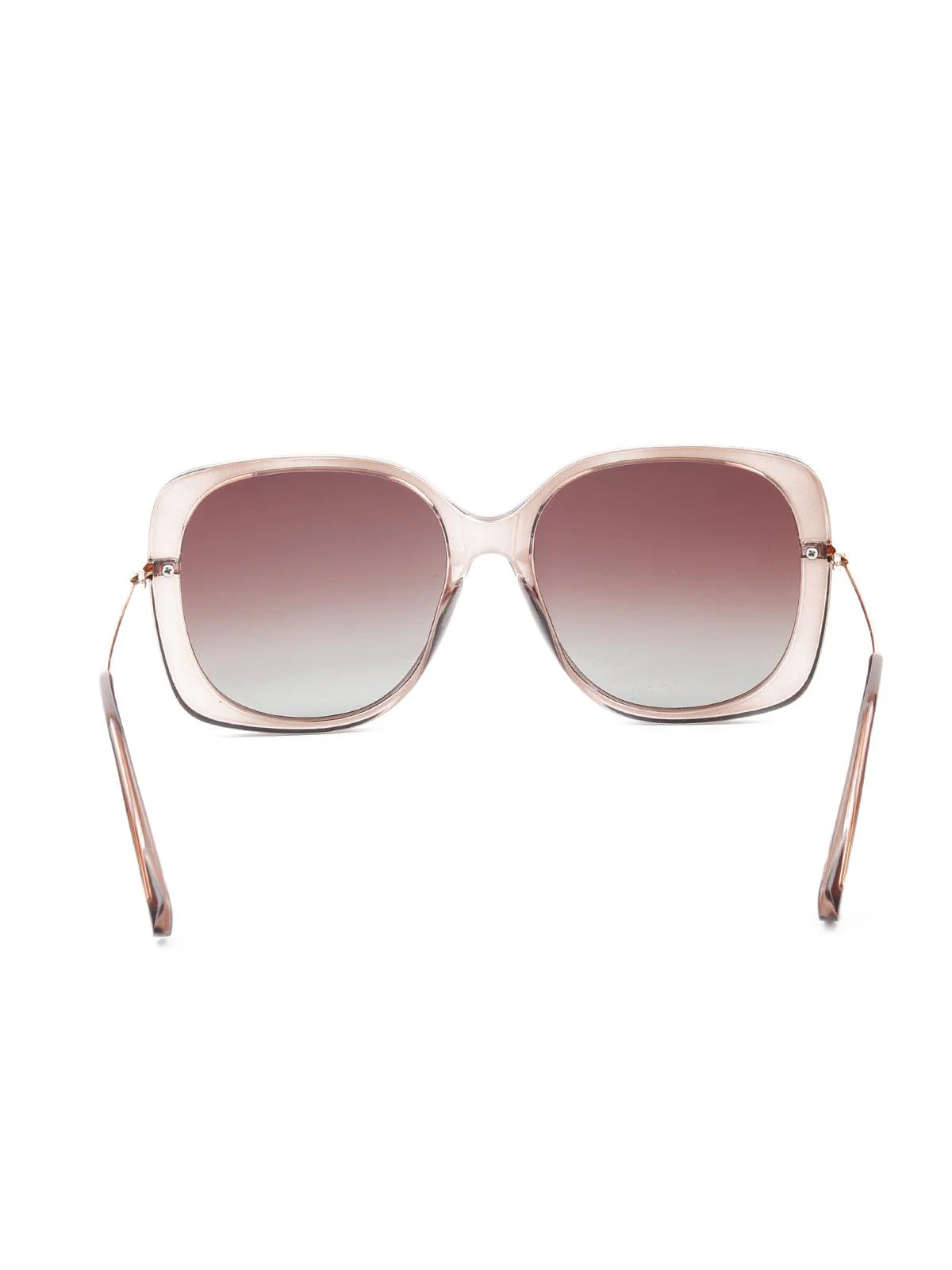 Odette Women Burgundy Chic Tinted Sunglasses - Image 6