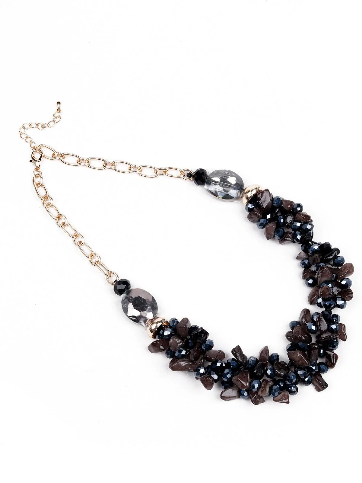 Odette Women Purple Metal Necklace - Image 4