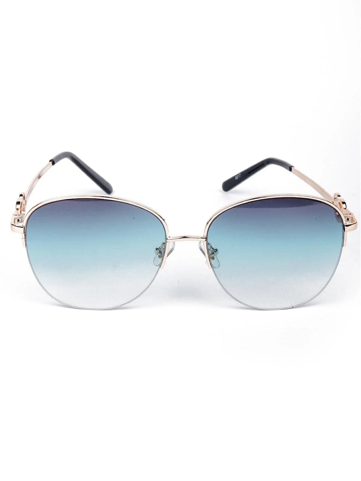 Odette Women Blue Metal Sunglasses - Image 3