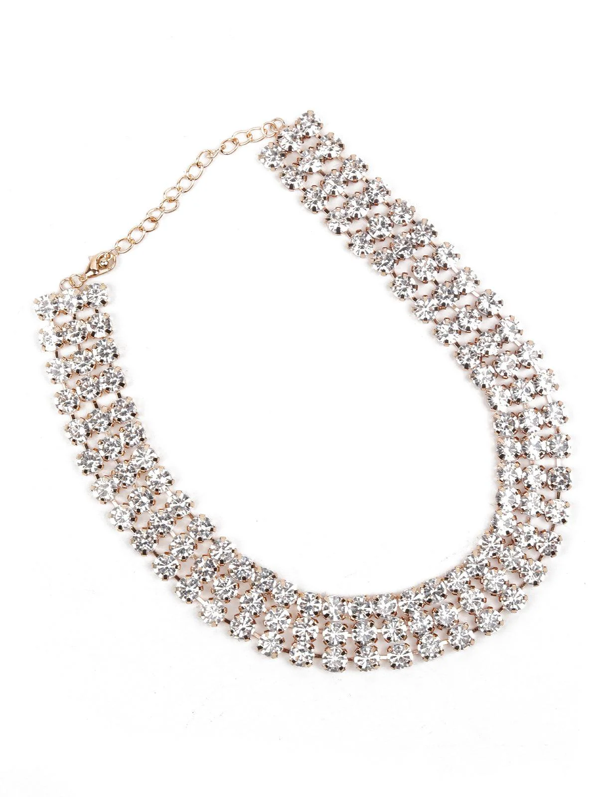 Odette Women Multicolour Metal Necklace - Image 3
