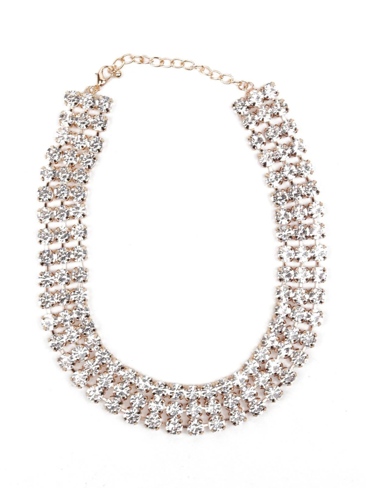 Odette Women Multicolour Metal Necklace - Image 4