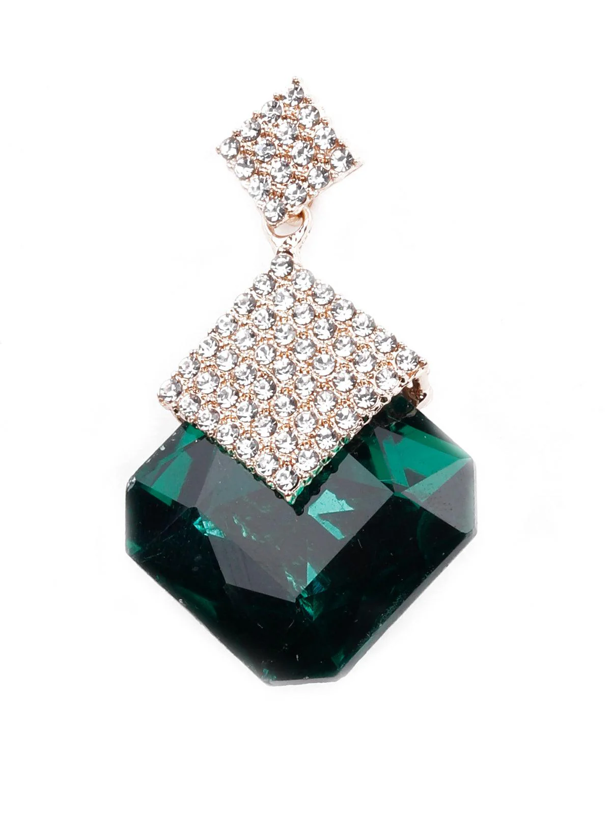 Odette Women Silver Metal Drop Earrings - Image 4
