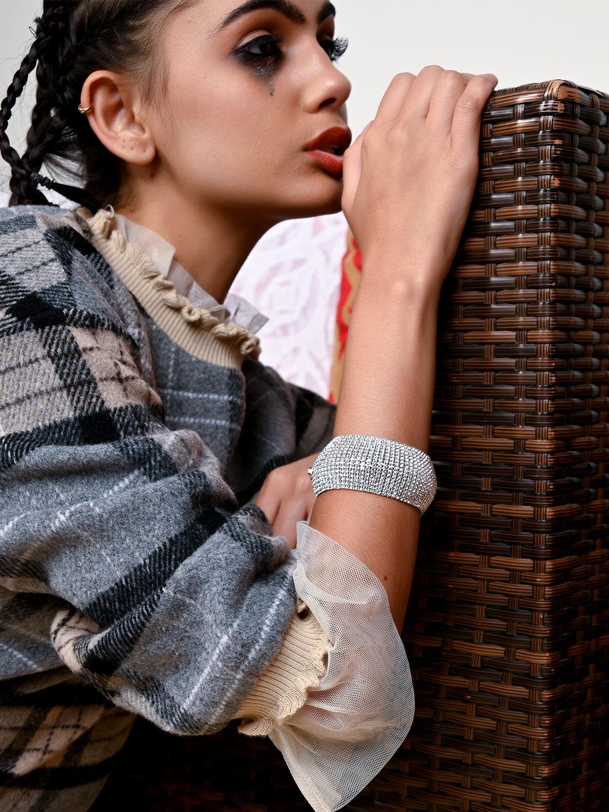 Odette Women Silvar Metal Bracelet