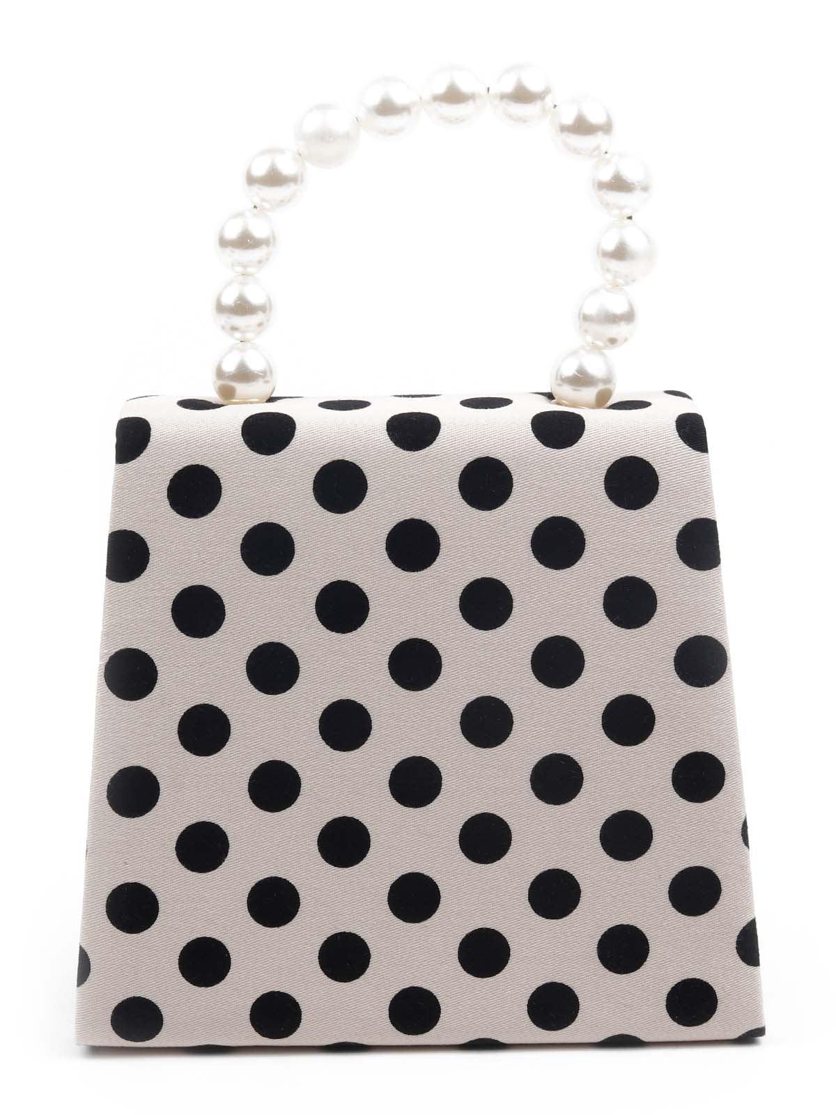 Odette Women Awe-Worthy Bobby Dots Hand Bag - Image 5