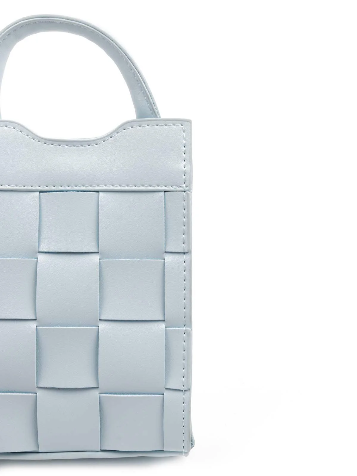 Odette Women Awe-Worthy Sky Blue Clutch - Image 6