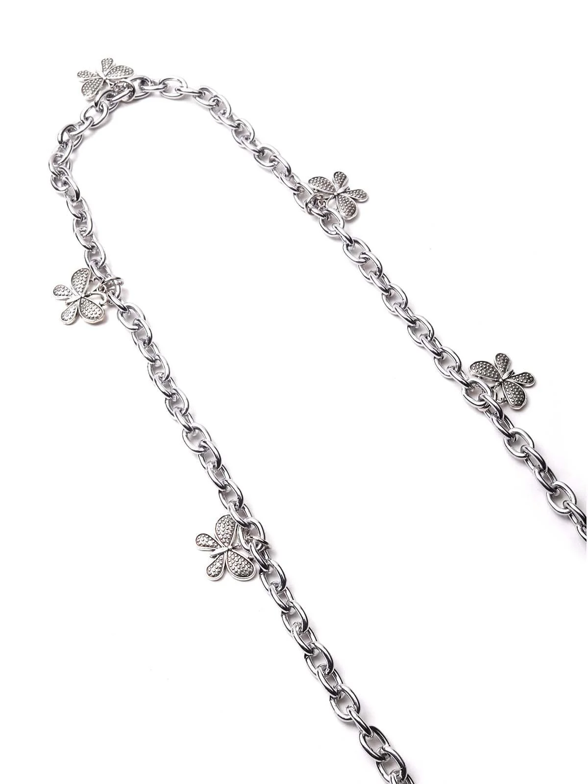 Odette Women Awesome Silver Adjustable Belt - Image 4