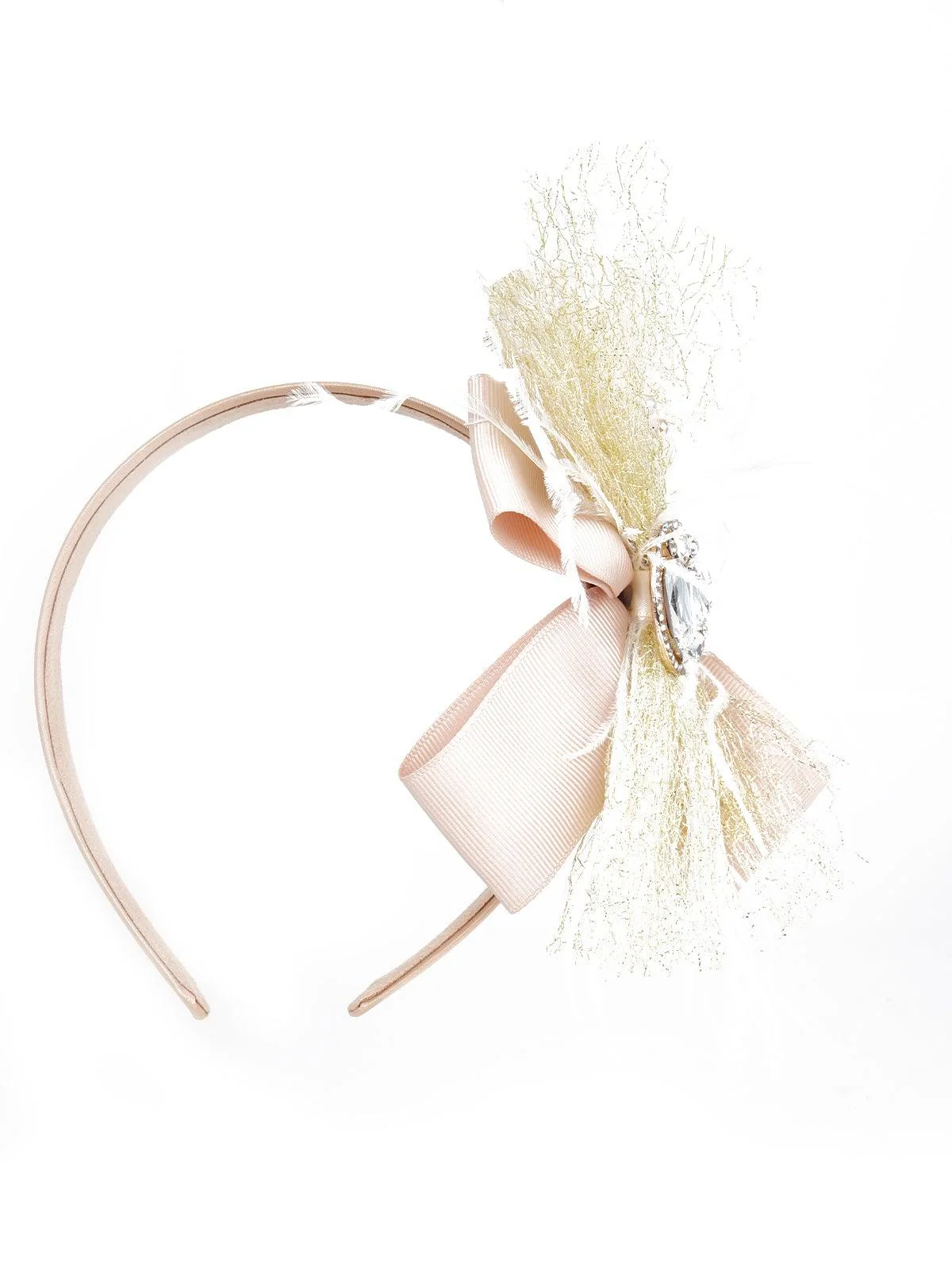 Odette Women Pink Rhinestones Hairband - Image 3
