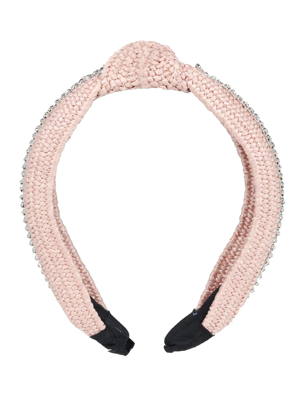 Odette Women Pink Rhinestones Hairband - Image 3
