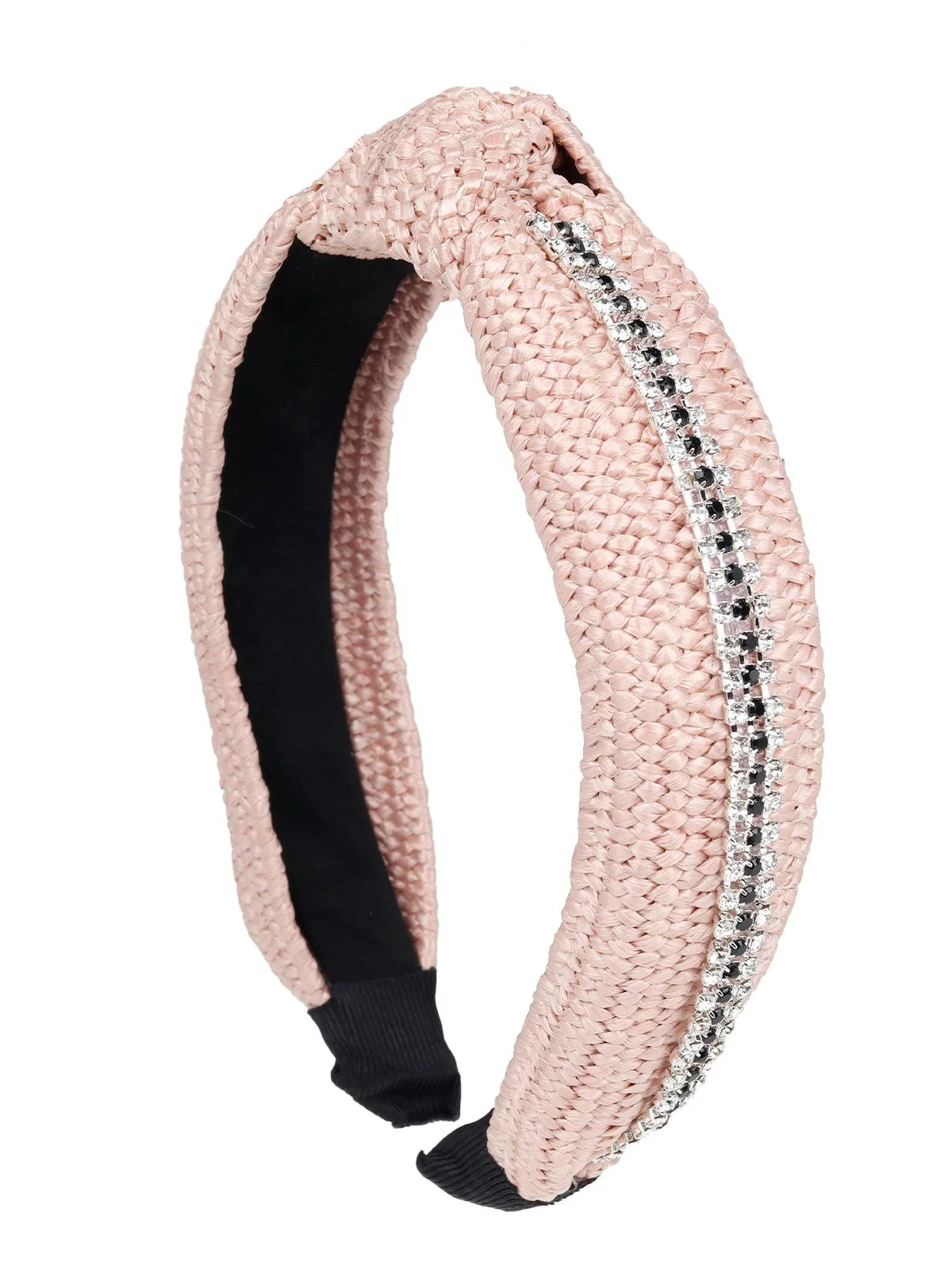 Odette Women Pink Rhinestones Hairband - Image 4