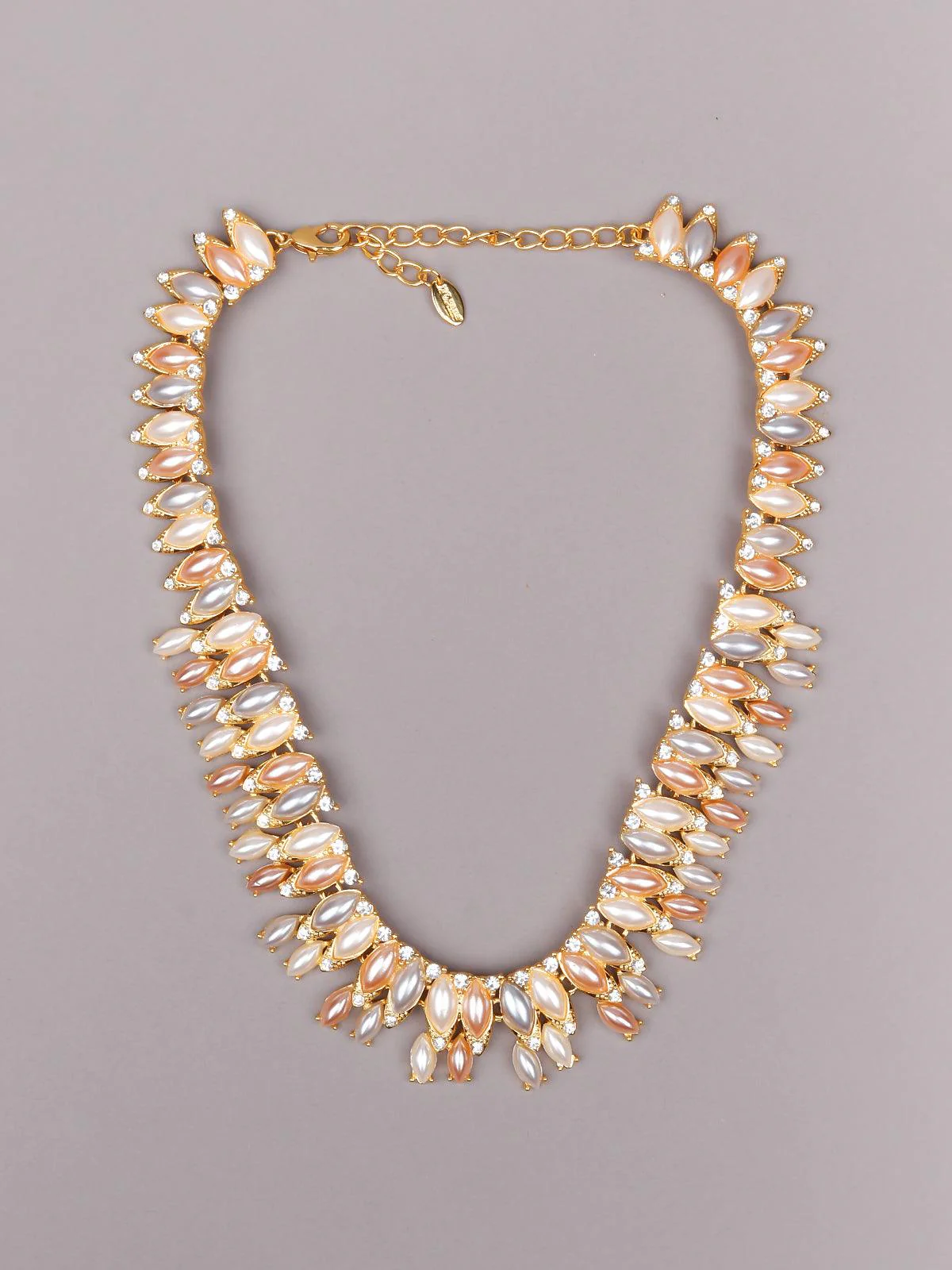 Odette Women Multicoloured Mtal Necklace Set - Image 4