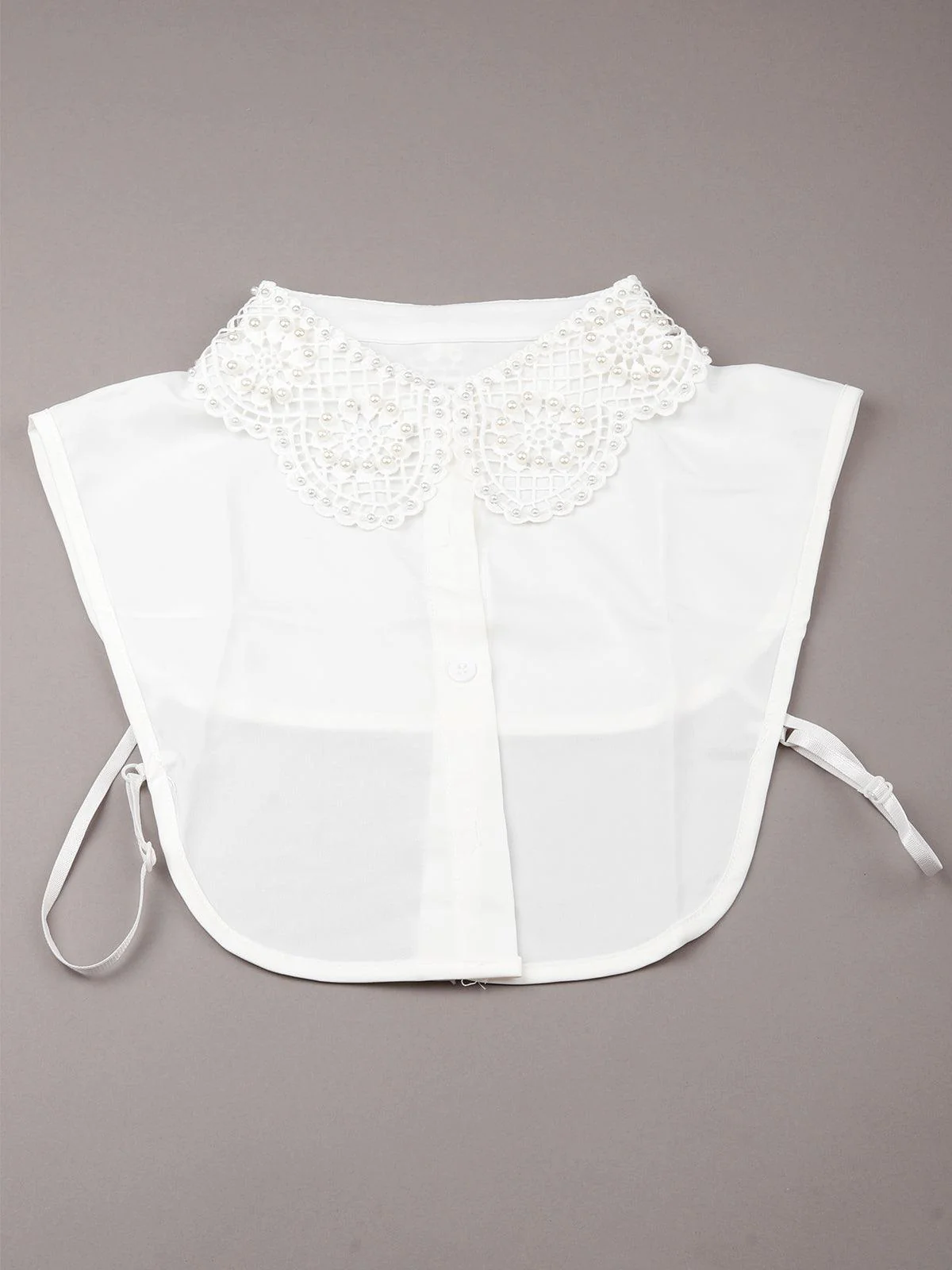 Odette Women Beautiful Classic White Detachable Collar - Image 3
