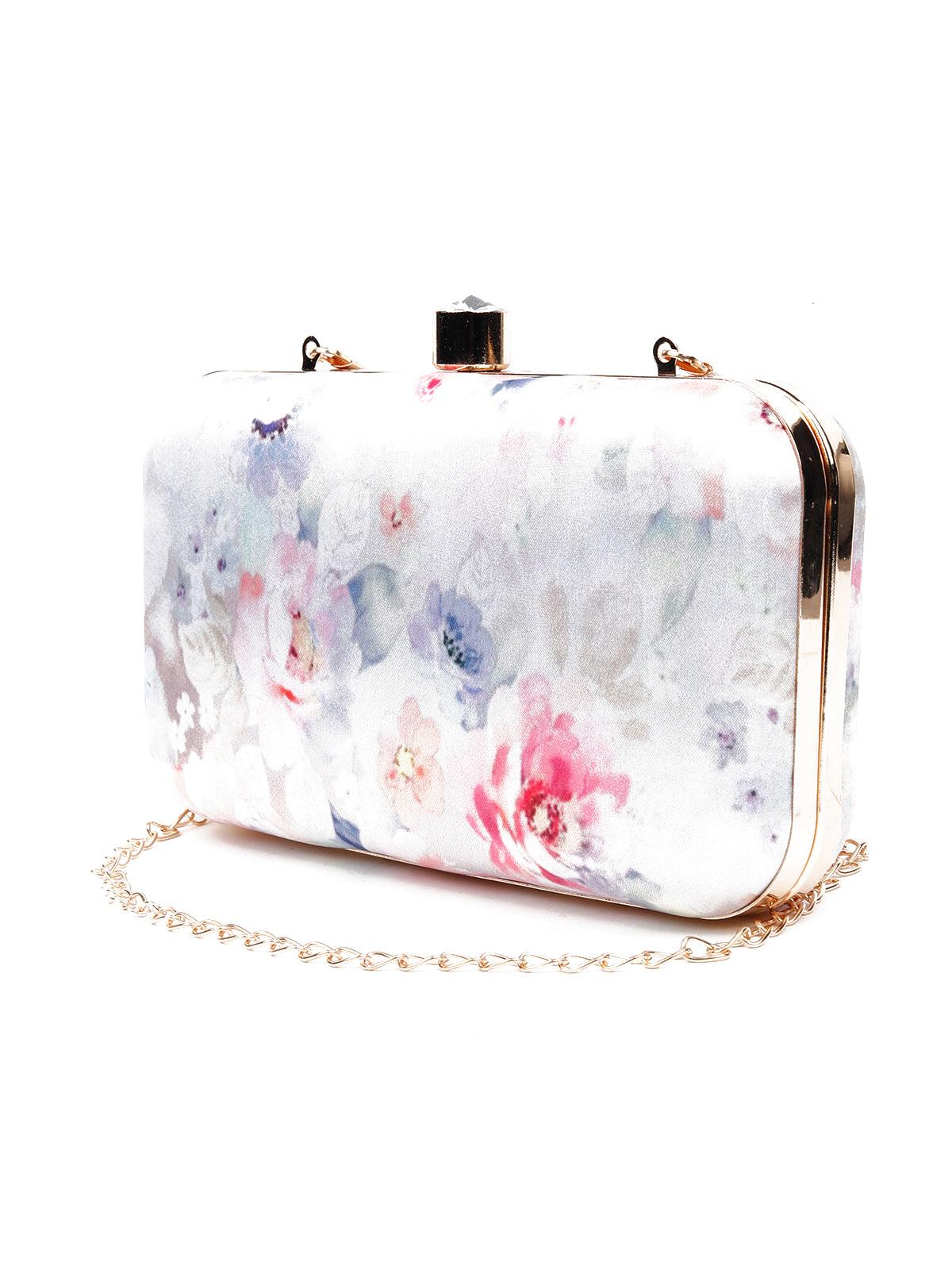 Odette Women Blue Metal, Sling Bag - Image 4
