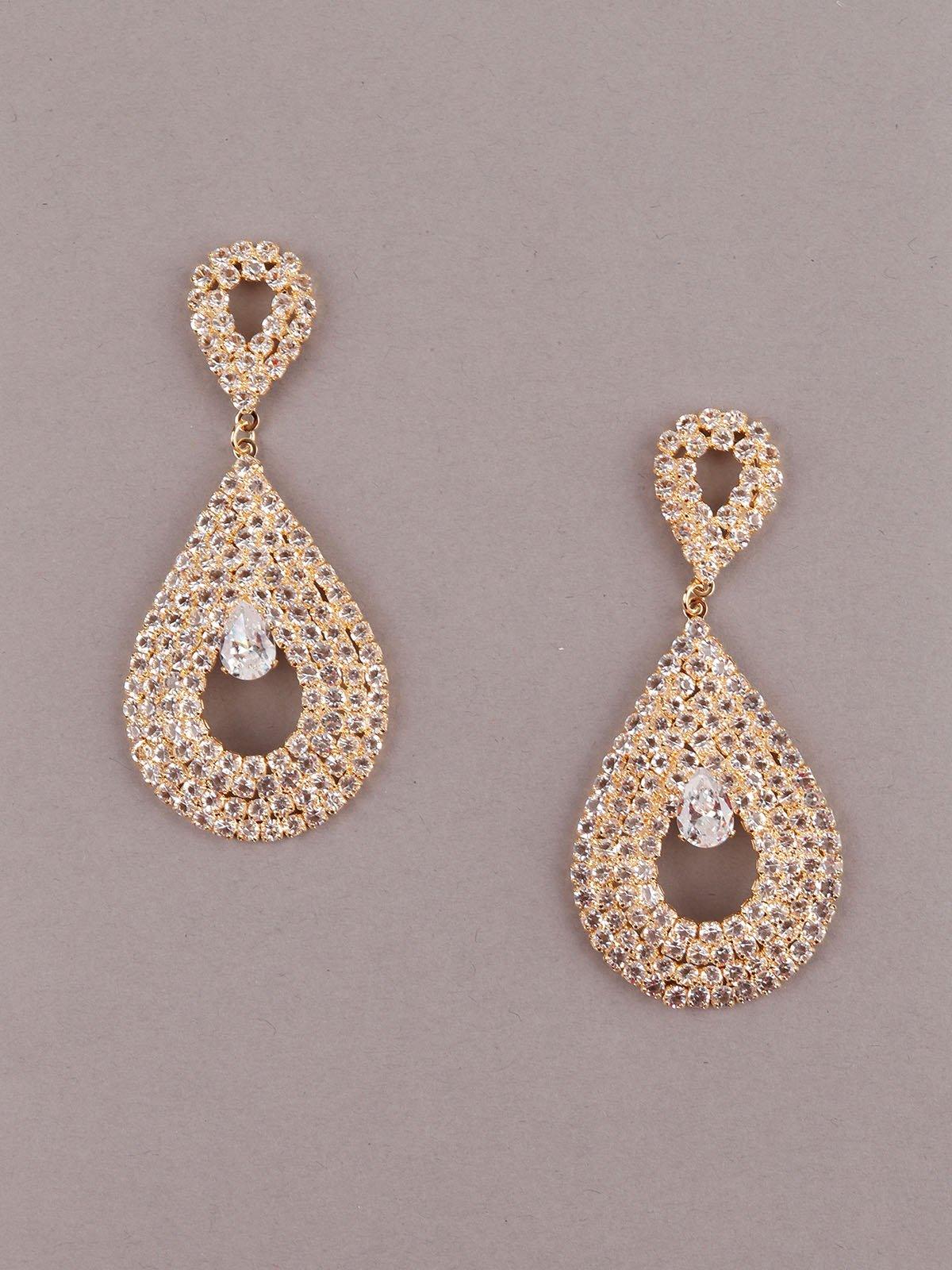 Odette Women Gold Metal Earrings - Image 3