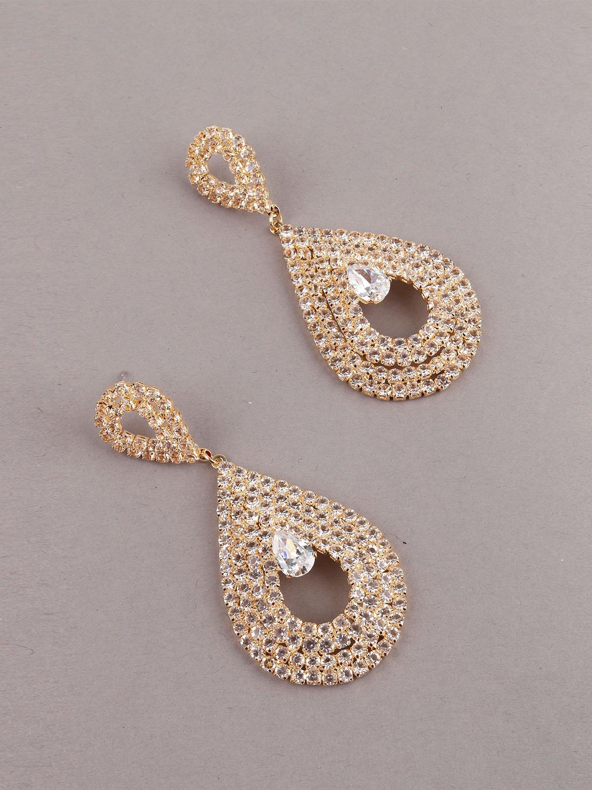 Odette Women Gold Metal Earrings - Image 6