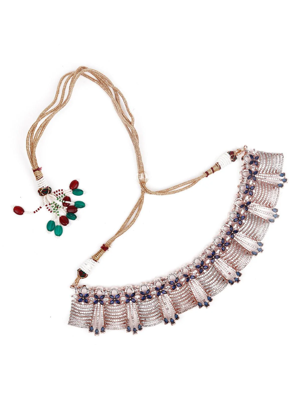 Odette Women Gold Metal Jewellery Set - Image 4