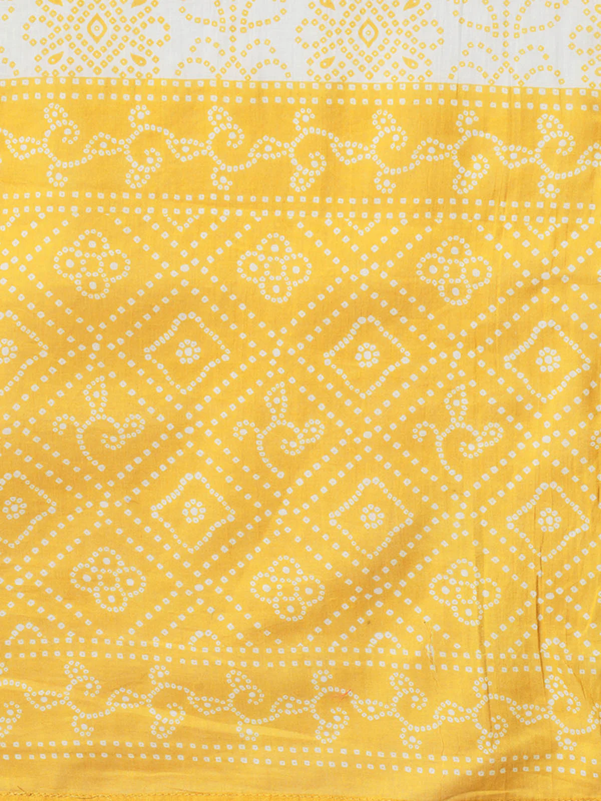 Odette Women Beautiful Yellow Cotton Printed Stitched Kurta Set - Image 8