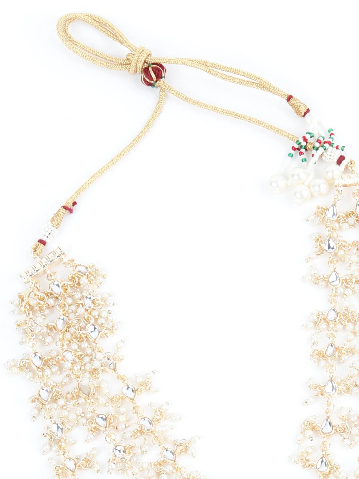 Odette Women Beautifying Multilayered Pearl Necklace Set - Image 4