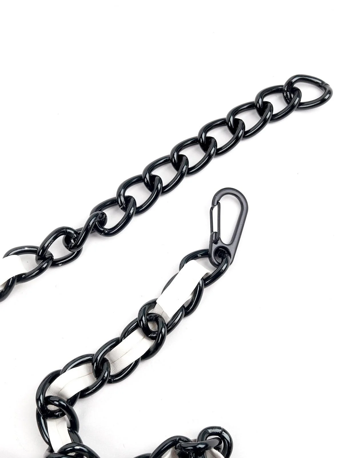 Odette Women Black Metal Belt Bag - Image 5