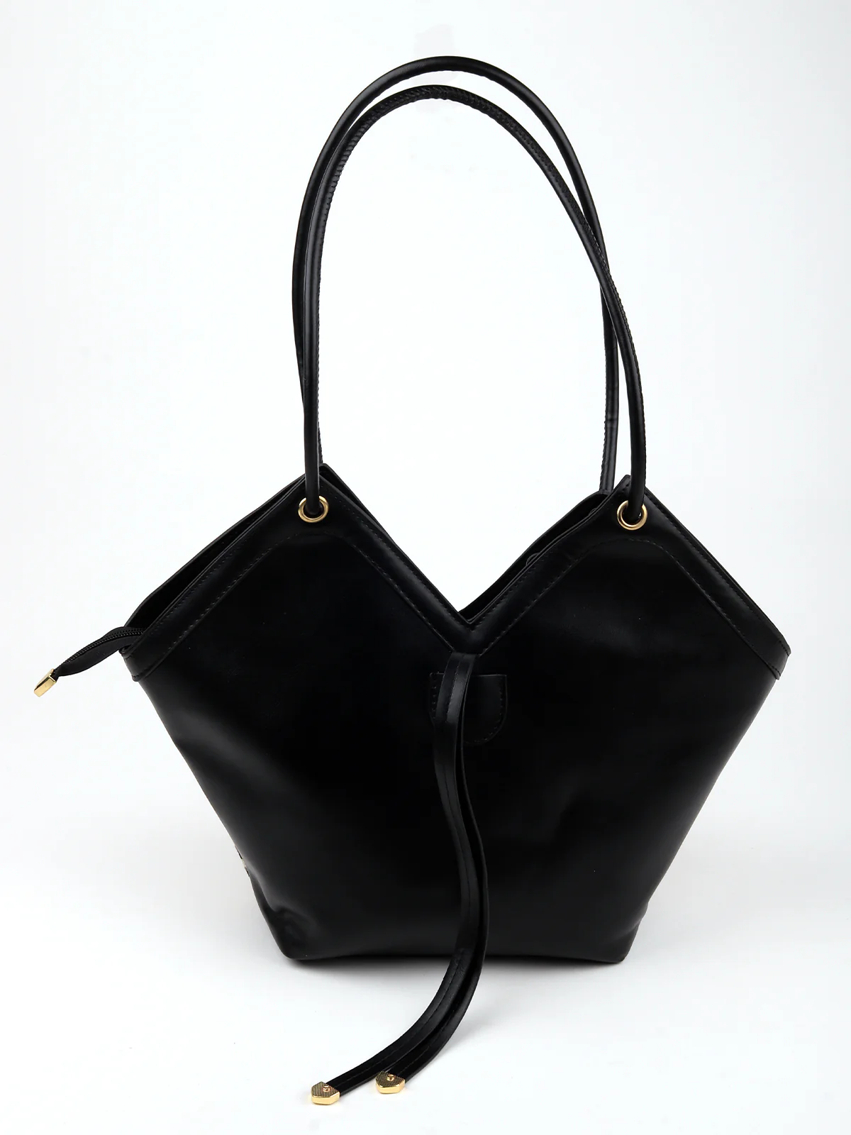 Odette Women Black And White Textured Handbag - Image 4