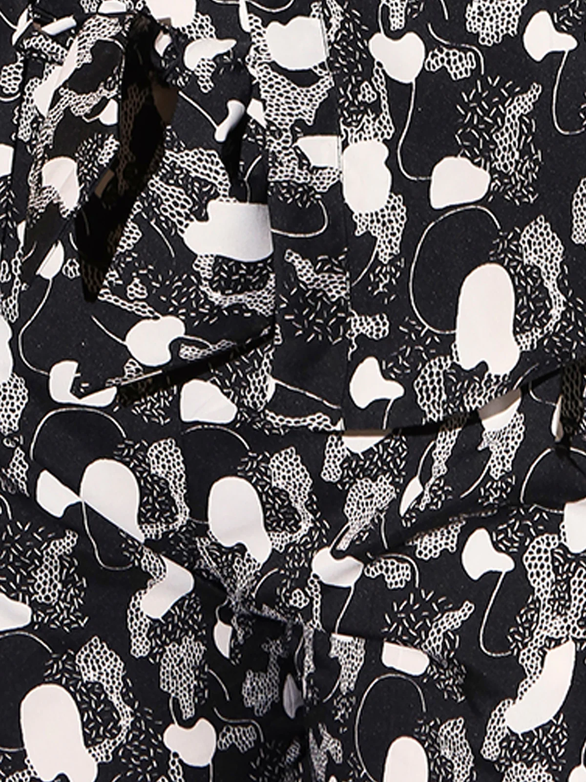 Odette Women Black Crepe Printed Stitched Western Set - Image 5