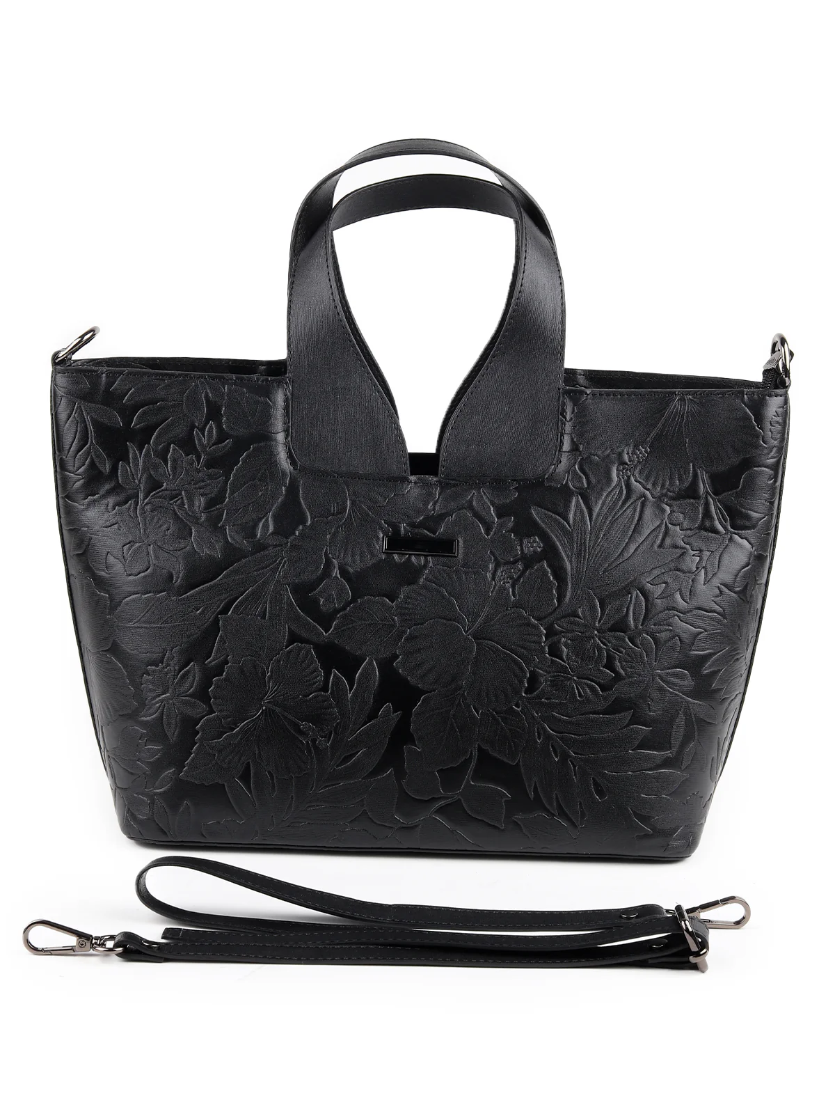 Odette Women Embossed Formal Handbag - Image 3