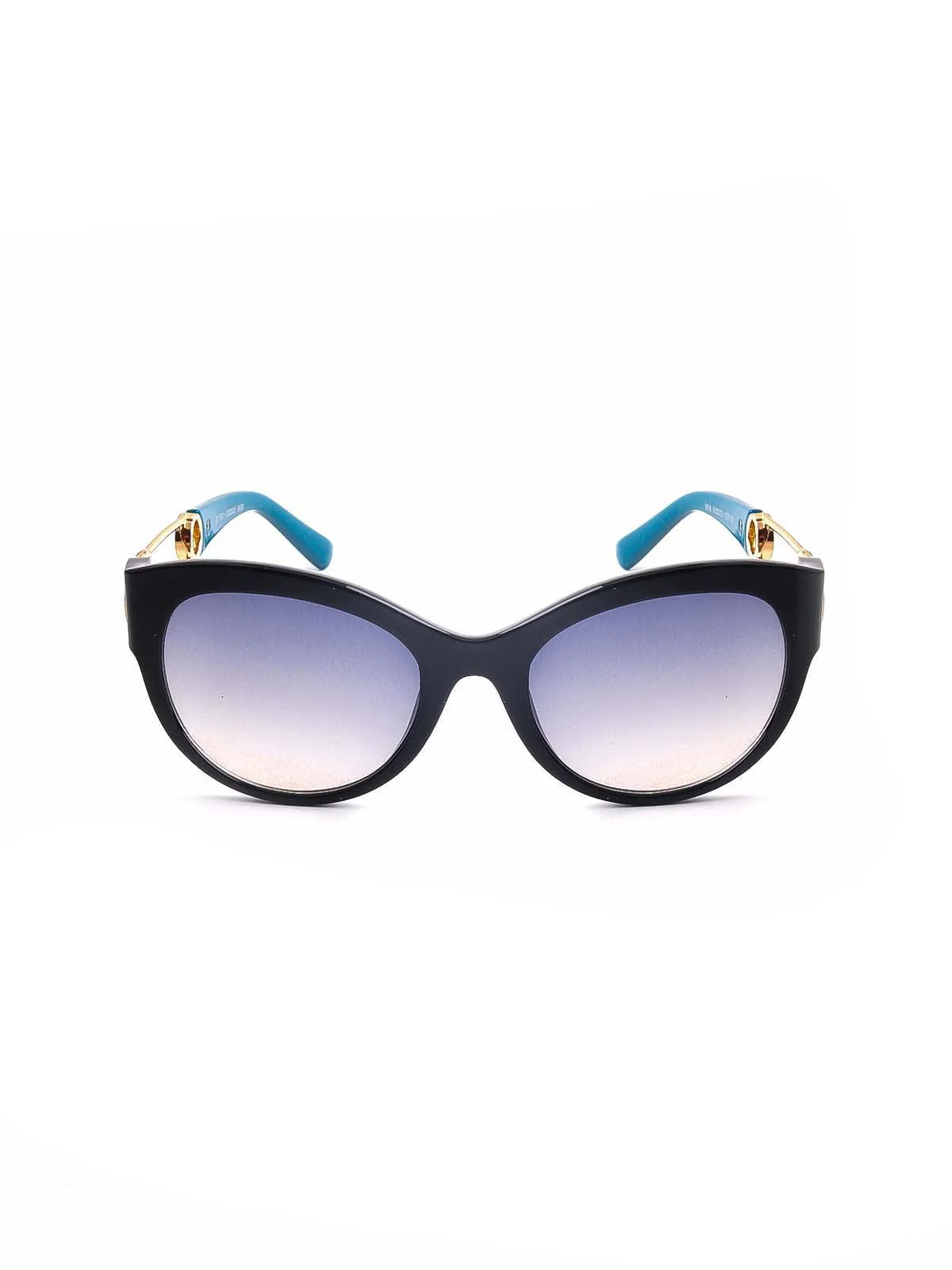 Odette Women Black Frame Classic Flared Sunglasses - Image 3
