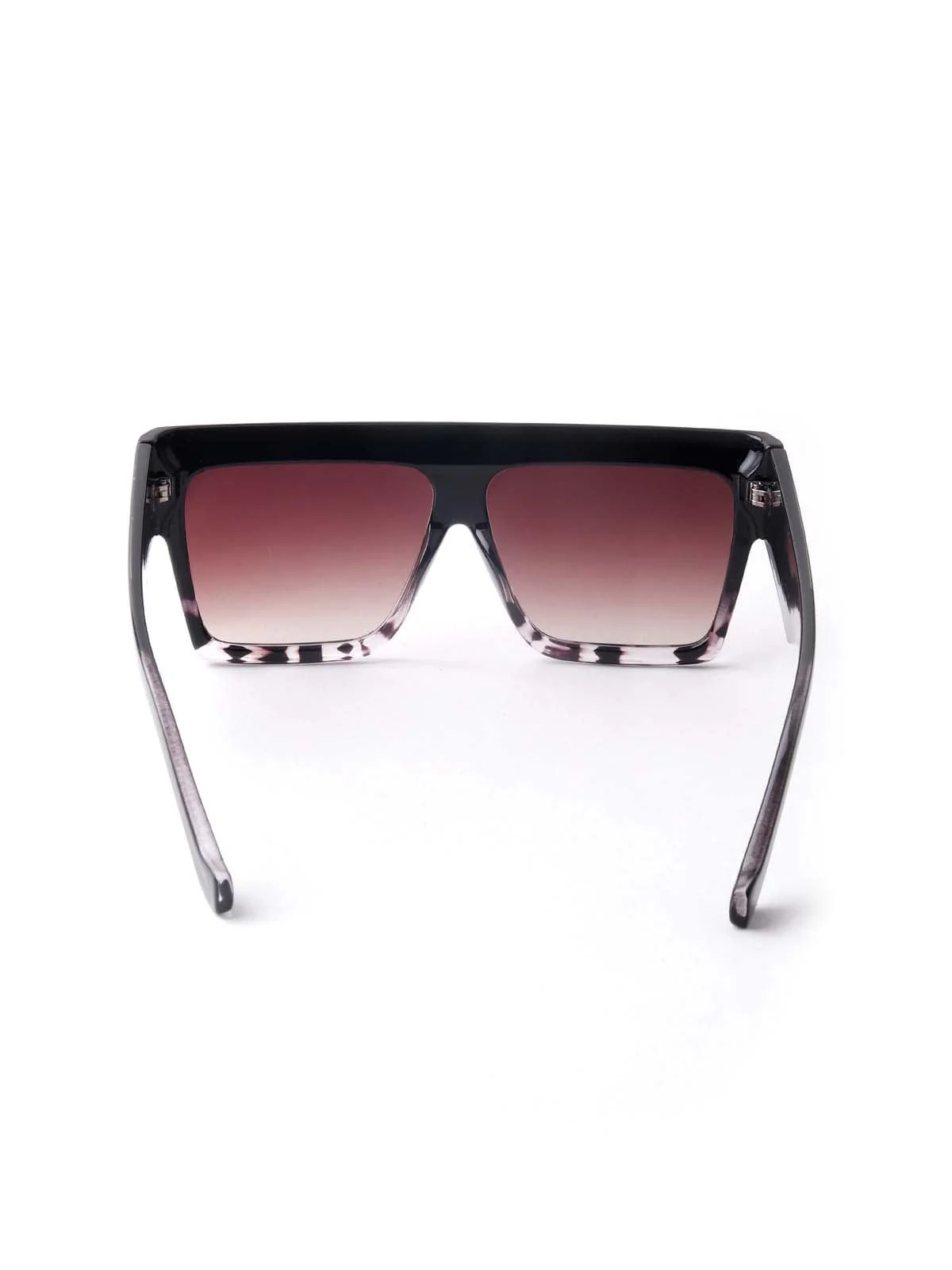 Odette Women Black Frame Tinted Oversized Sunglasses - Image 6