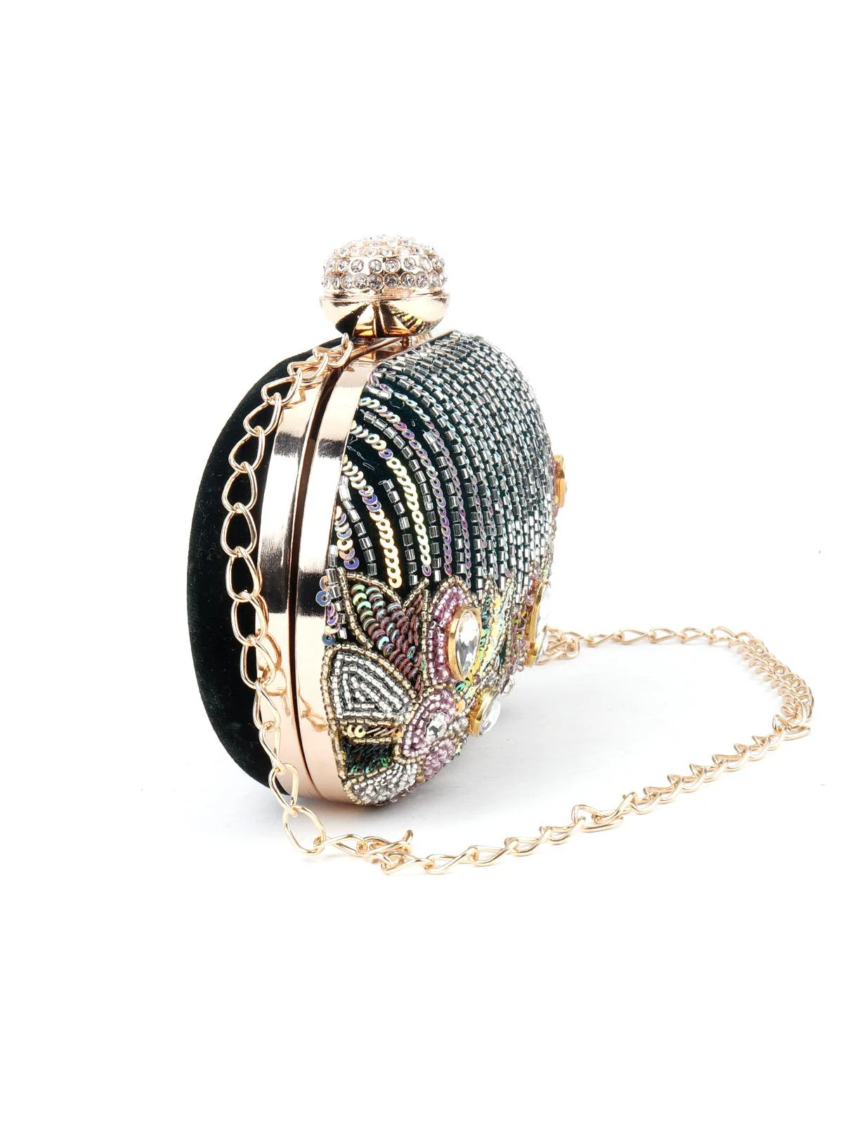 Odette Women Black Graceful Clutch - Image 3
