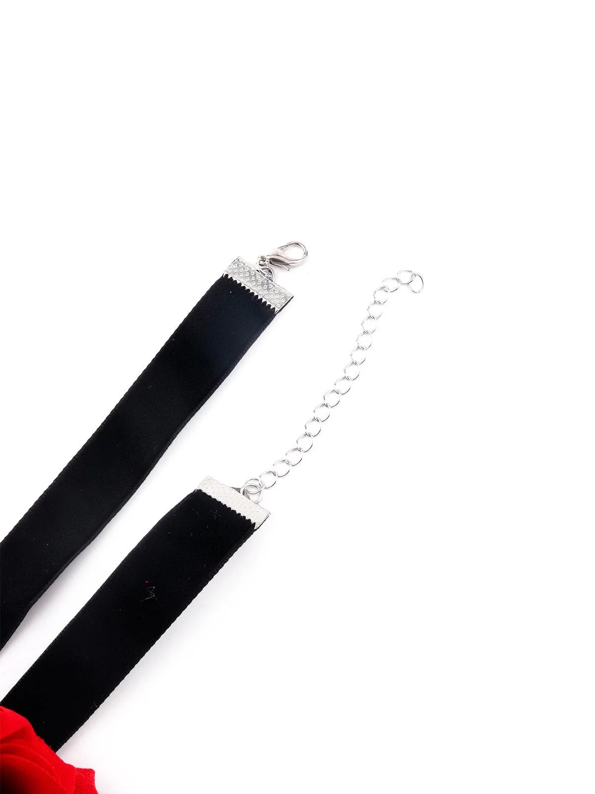 Odette Women Black Red Double Rose Embellished Neckpiece - Image 6
