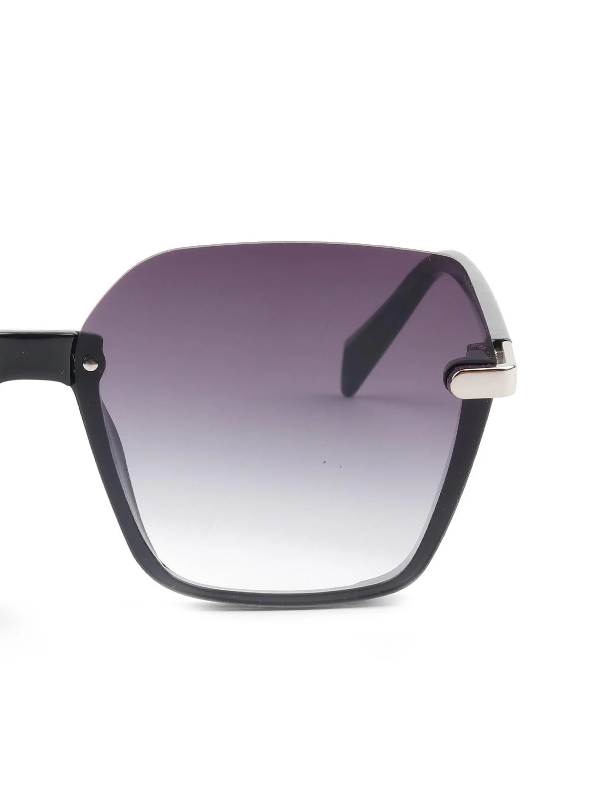 Odette Women Black Tinted Framed Sunglasses - Image 4