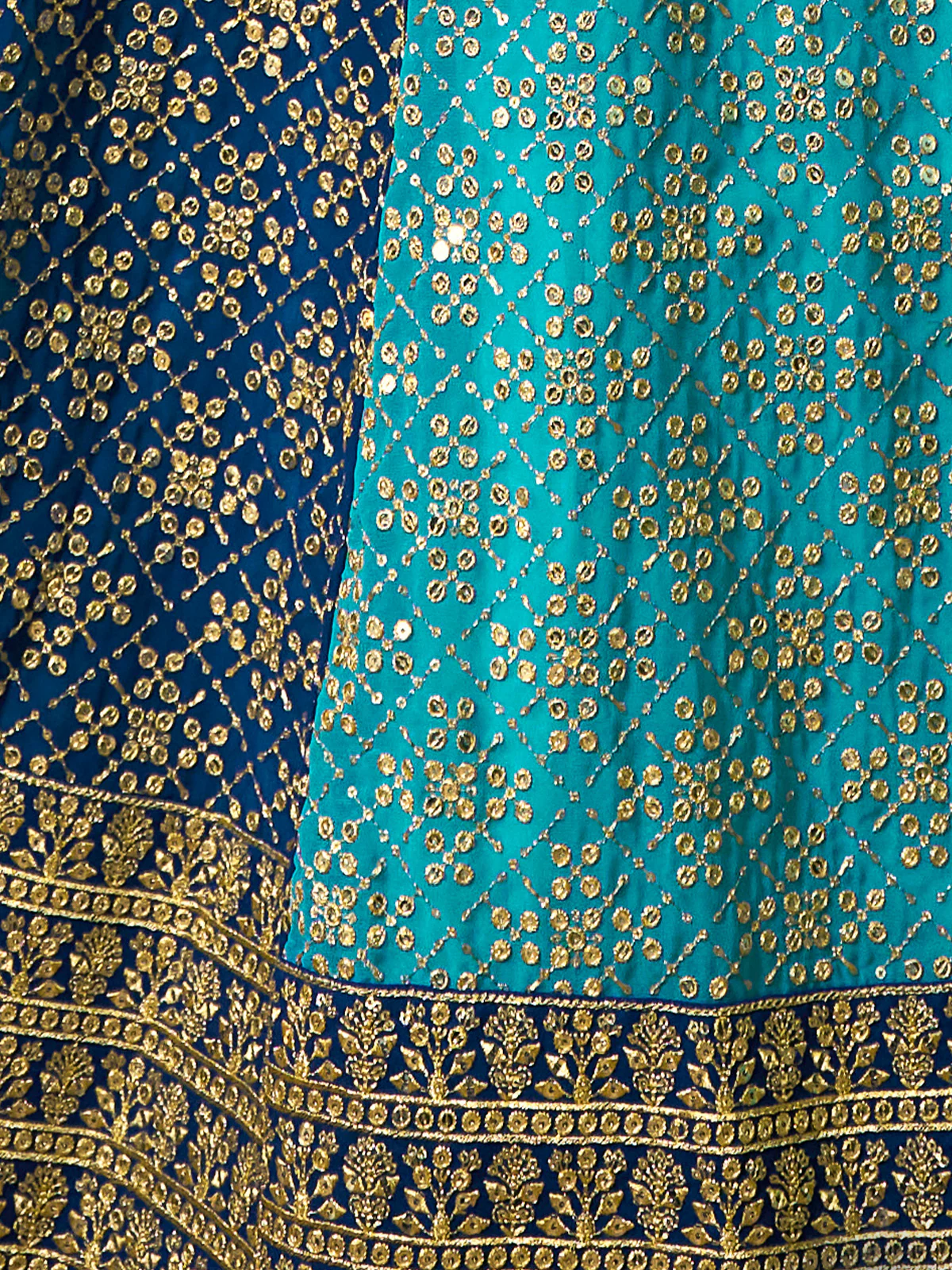 Odette Women Embroidered Semi Stitched Lehenga With Unstitched Blouse - Image 6