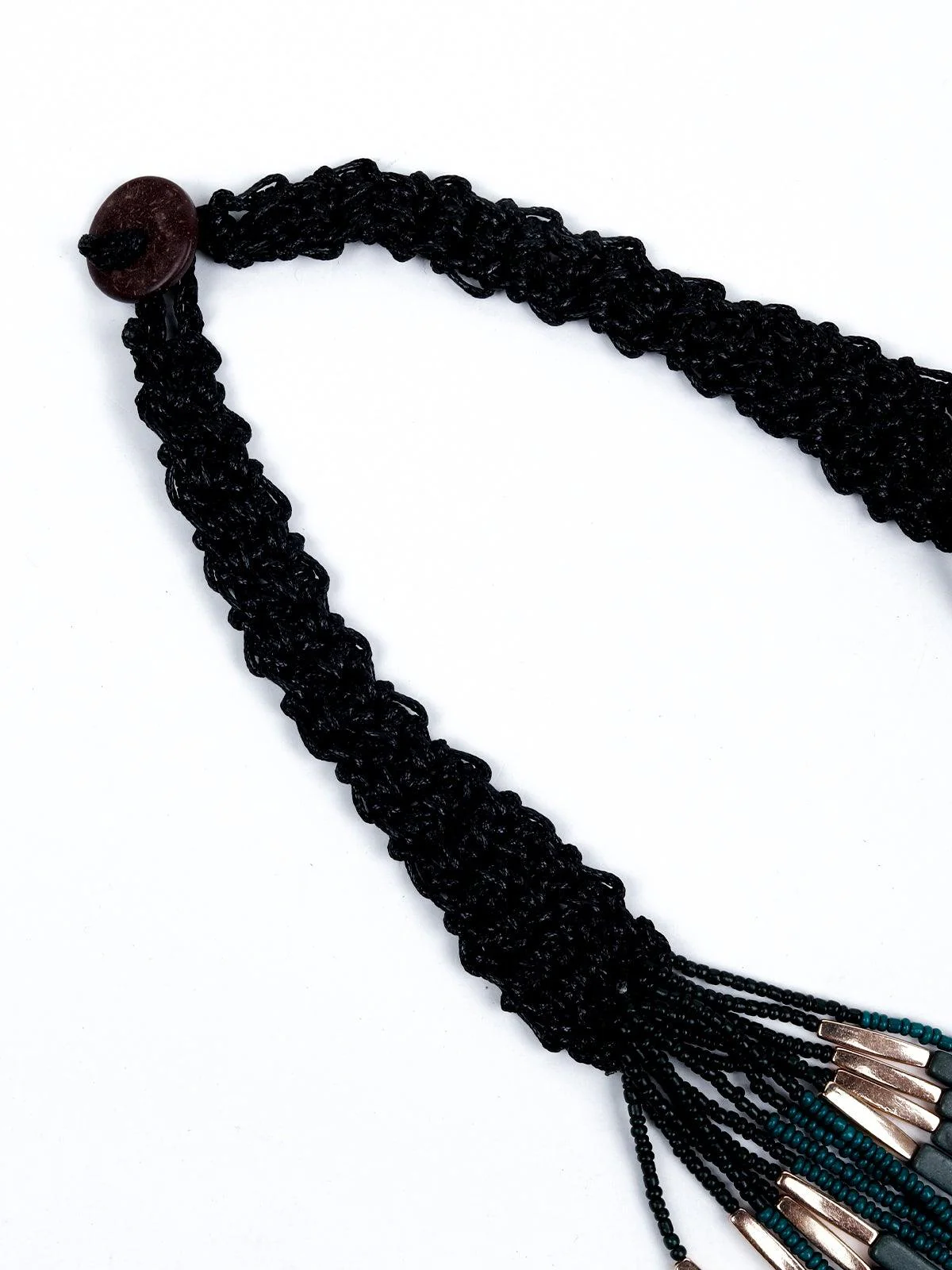 Odette Women Black Metal Necklace - Image 6