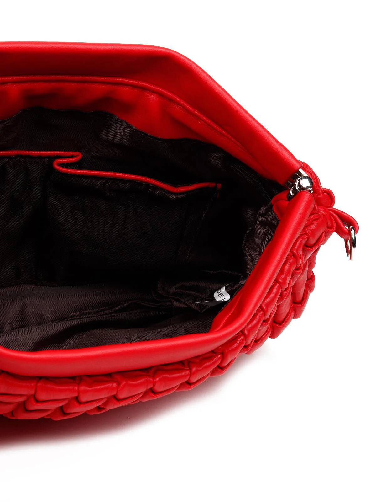Odette Women Red Metal Sling Bag - Image 6