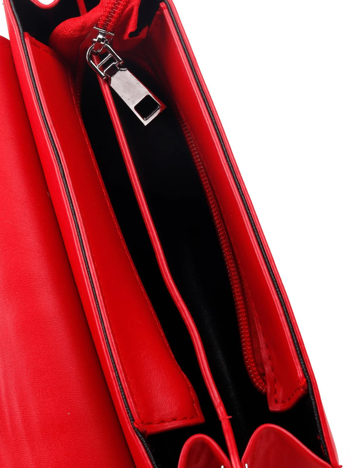 Odette Women Red Metal Sling Bag - Image 4