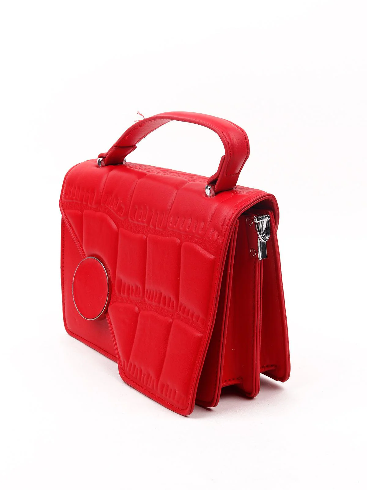 Odette Women Red Metal Sling Bag - Image 6