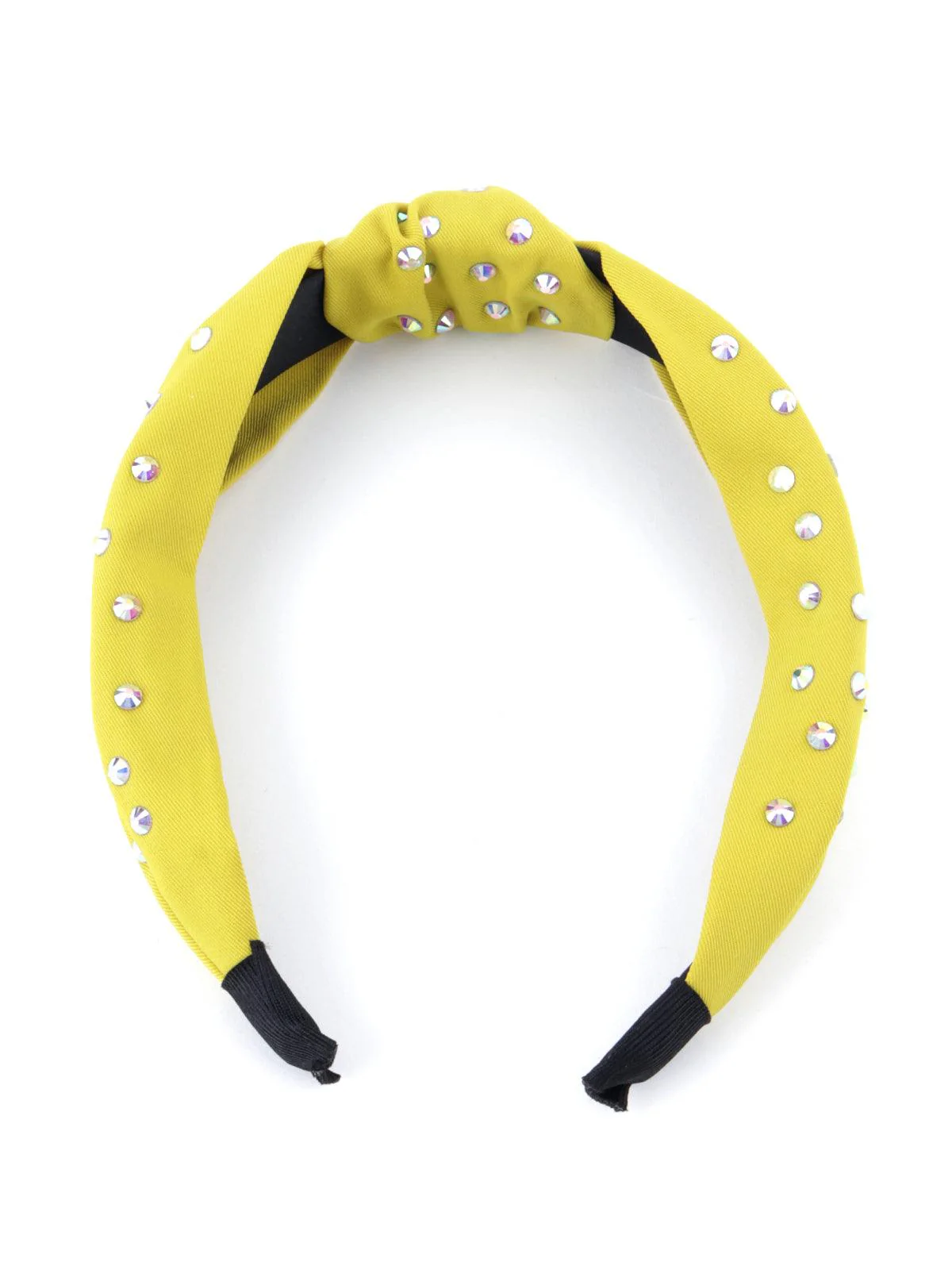 Odette Women Bright Yellow Sequin Hairband - Image 4