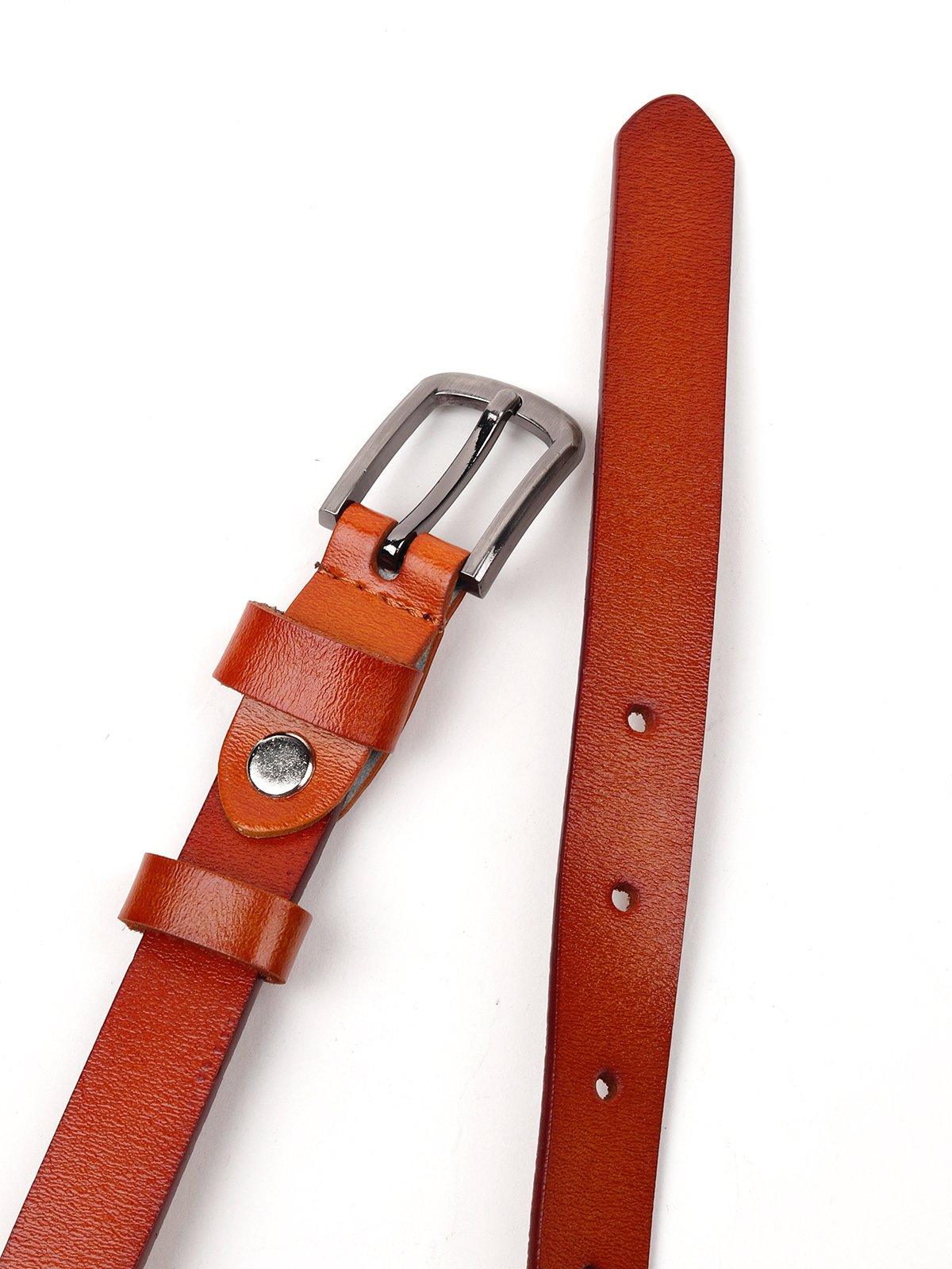 Odette Women Brown Faux Leather Belt-Bag - Image 5