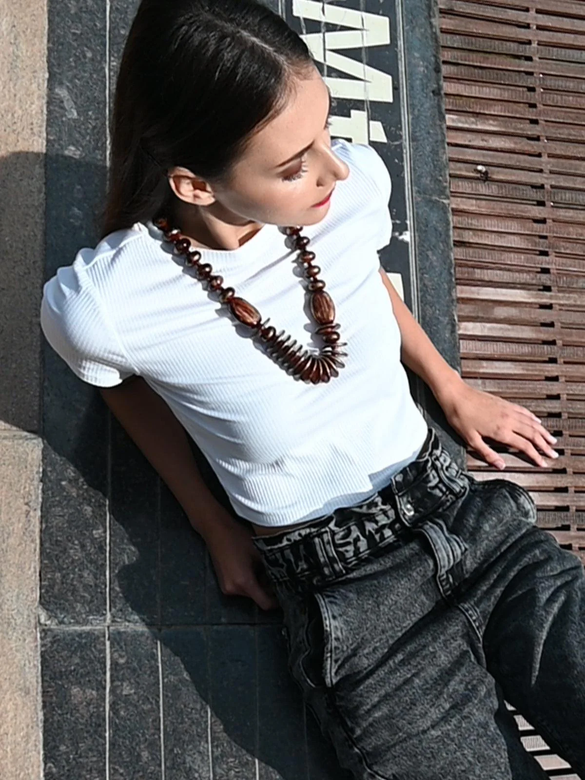 Odette Women Brown Spring Antique Necklace