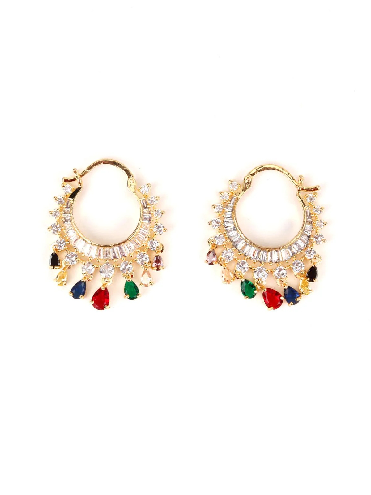 Odette Women Chandbaali Hoop Earring - Image 3