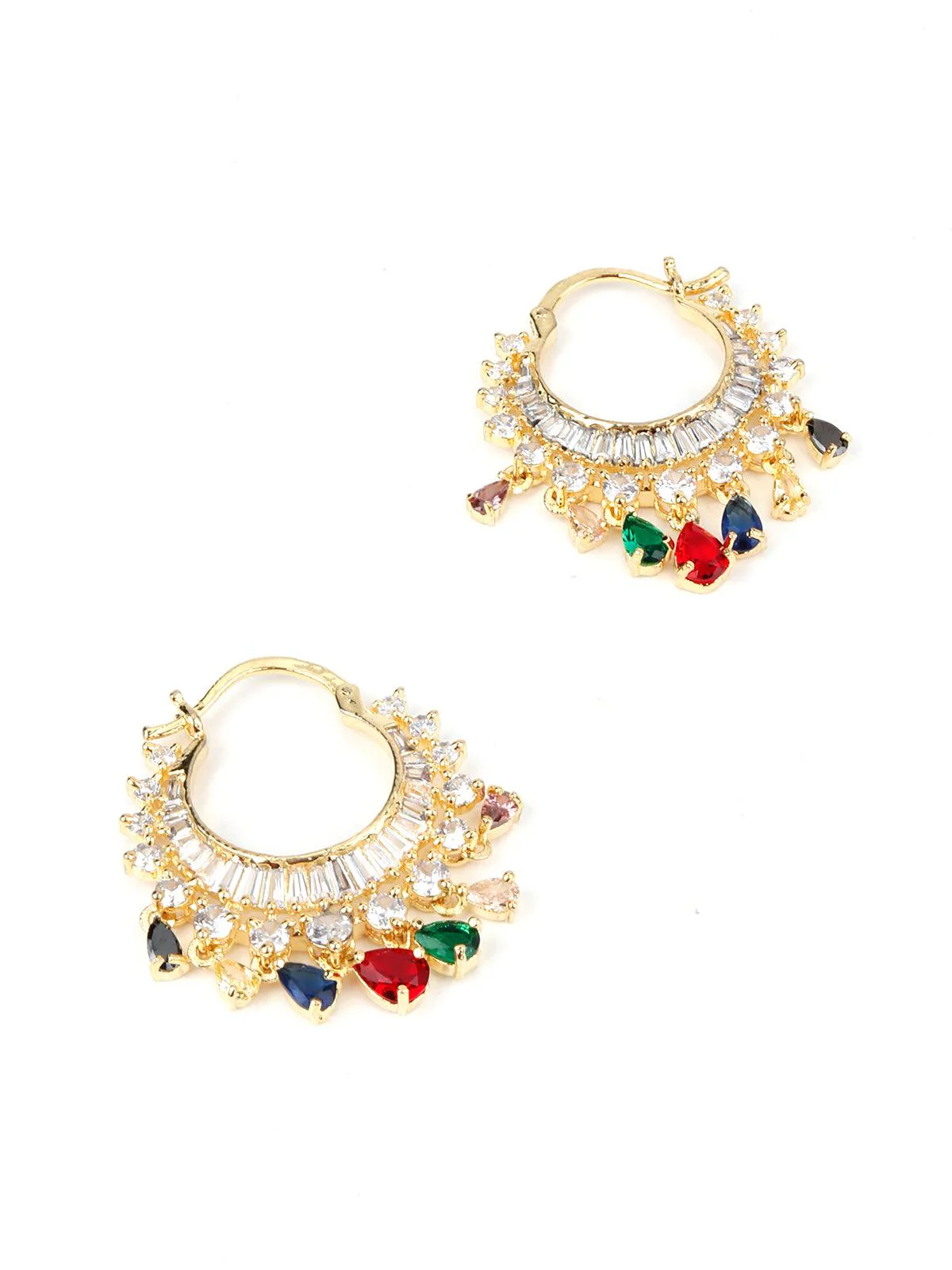 Odette Women Chandbaali Hoop Earring - Image 6
