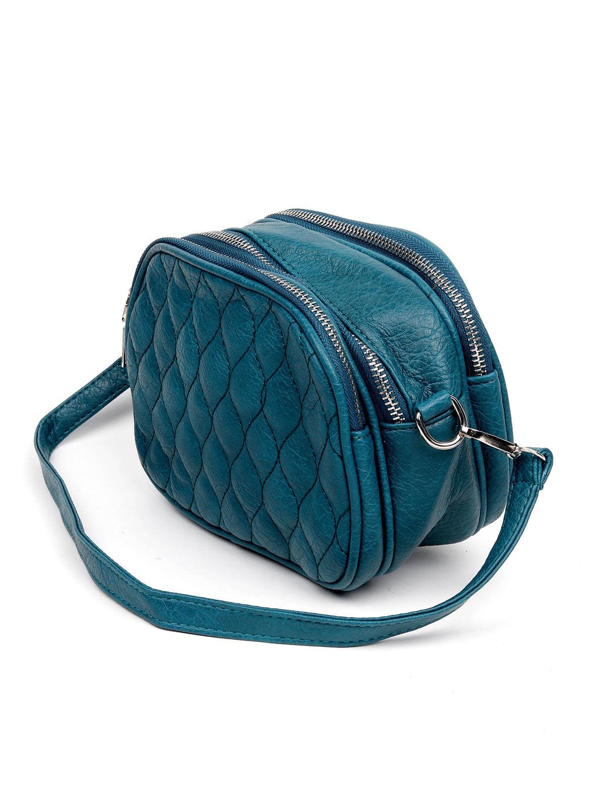 Odette Women Blue Metam Sling Bag - Image 4