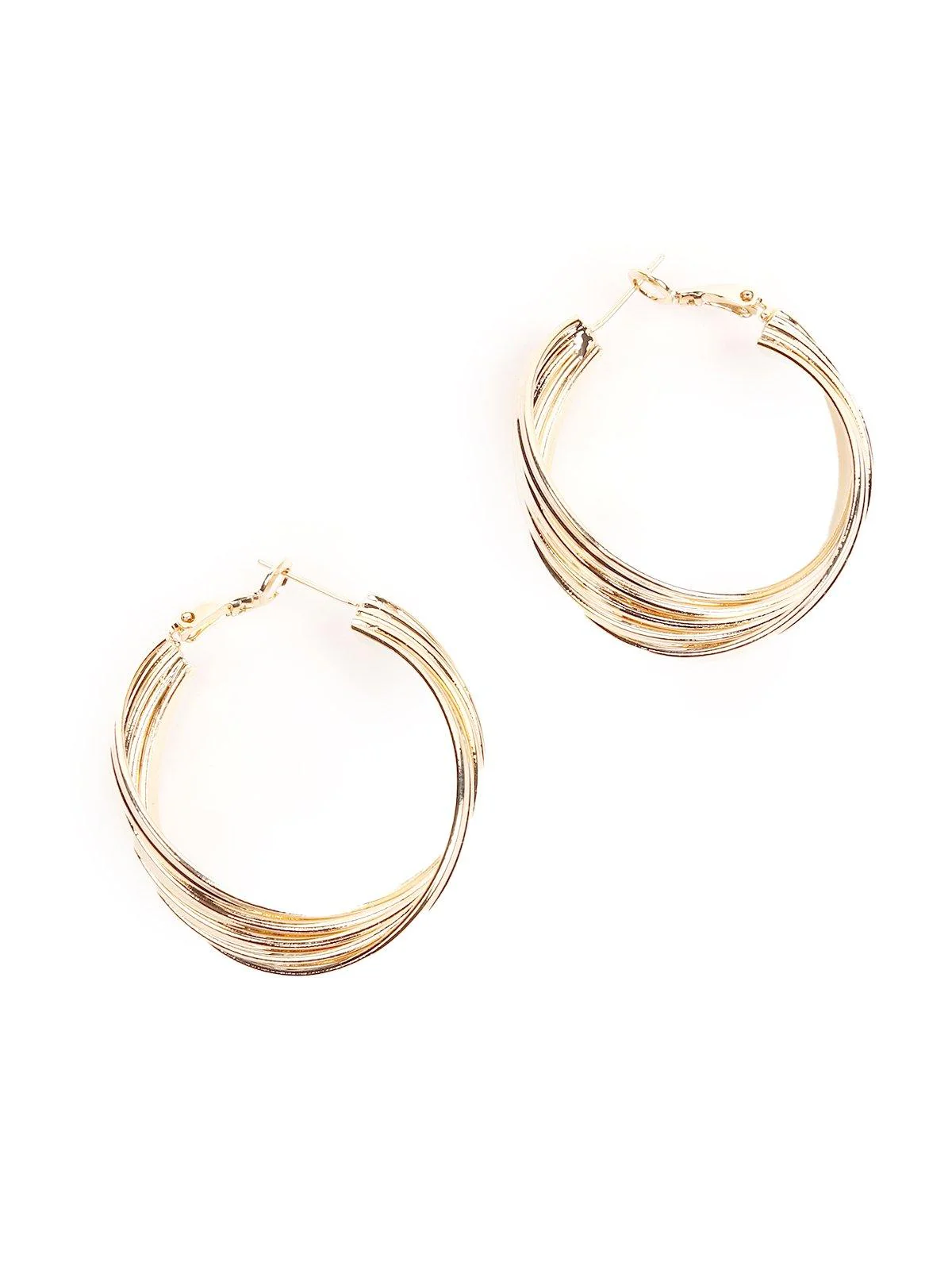 Odette Women Gold Metal Earrings - Image 3