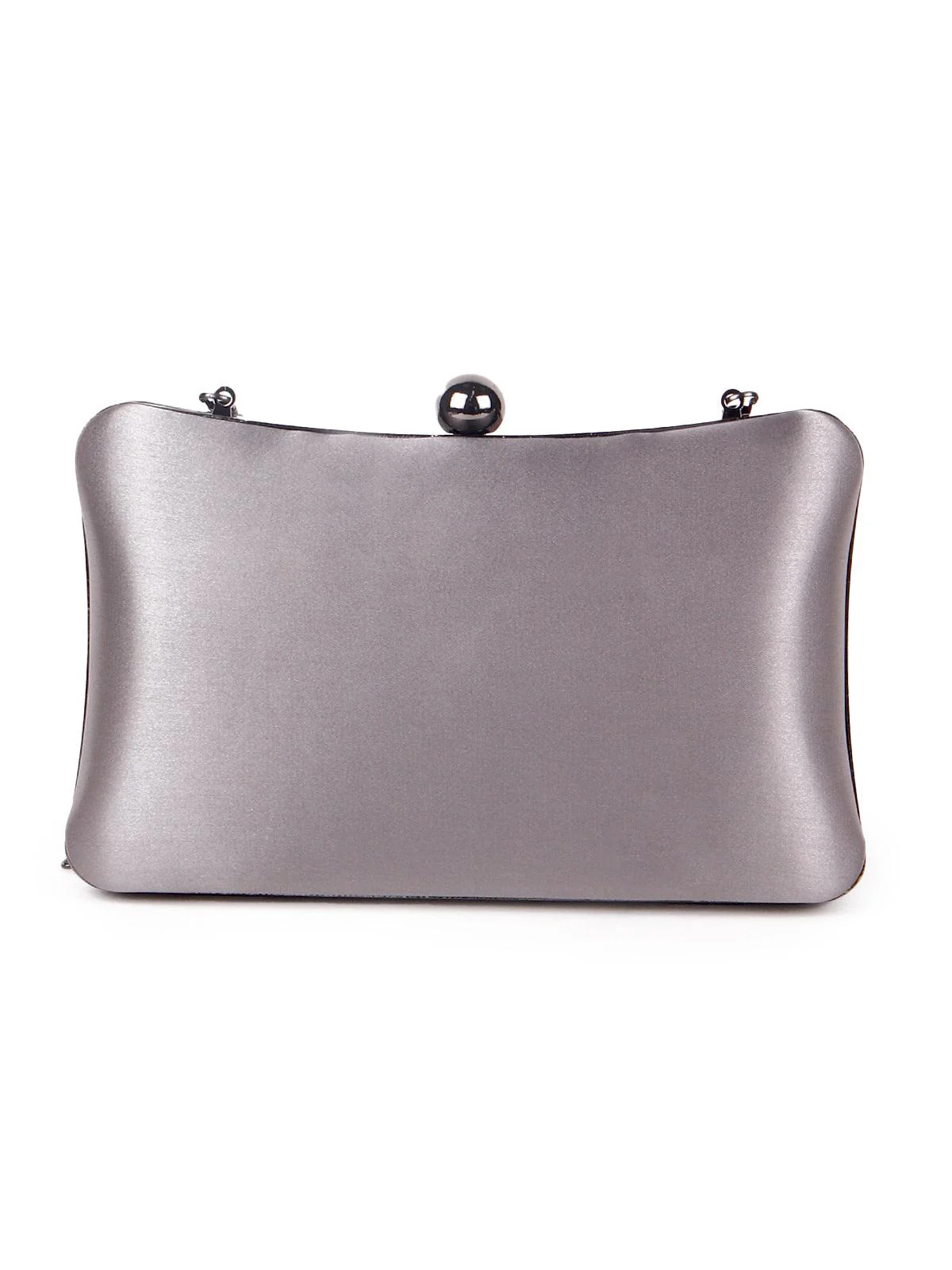 Odette Classic Grey Box Sling Bag For Women - Image 5