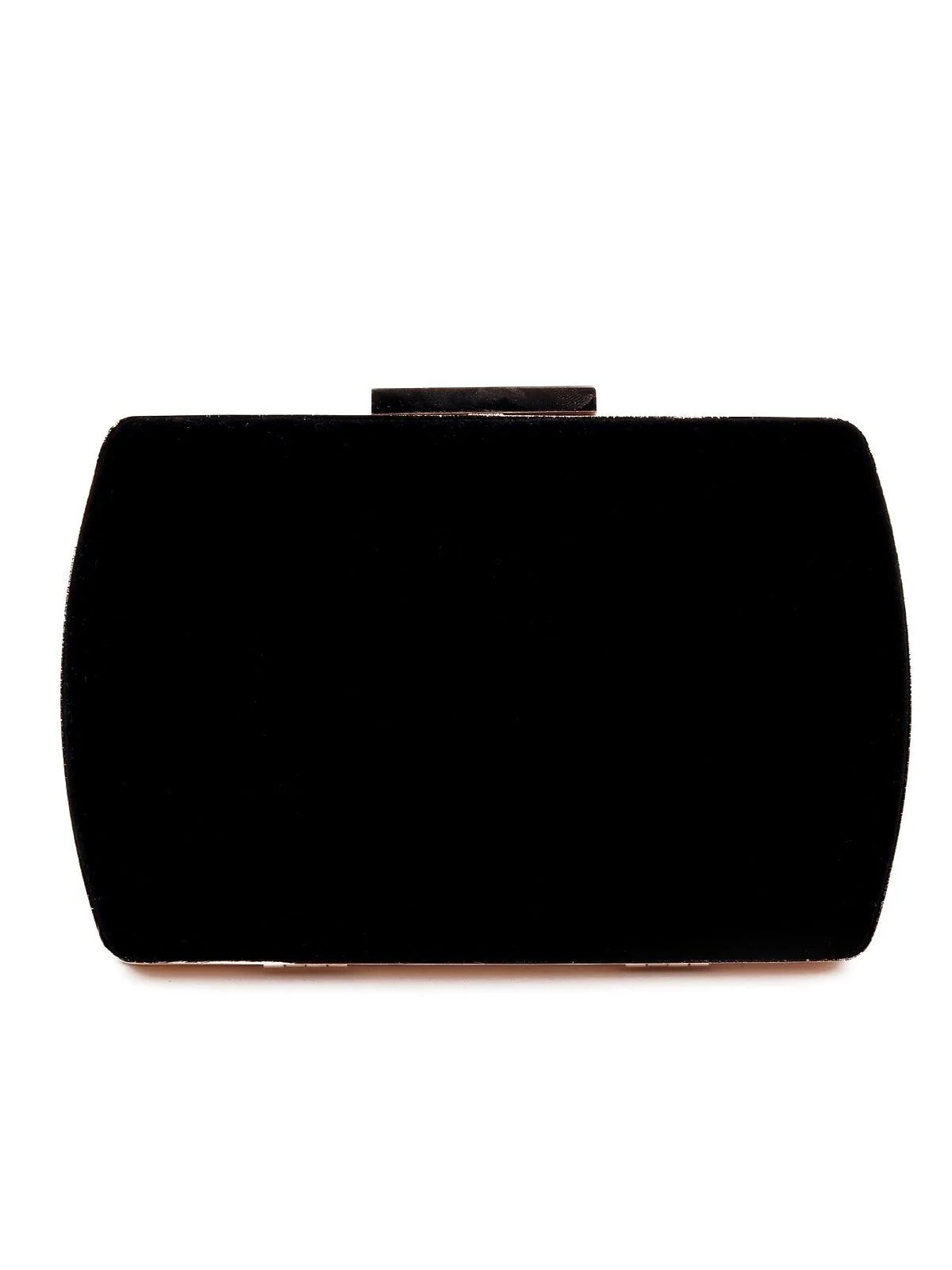 Odette Women Black Metal Sling Bag - Image 4