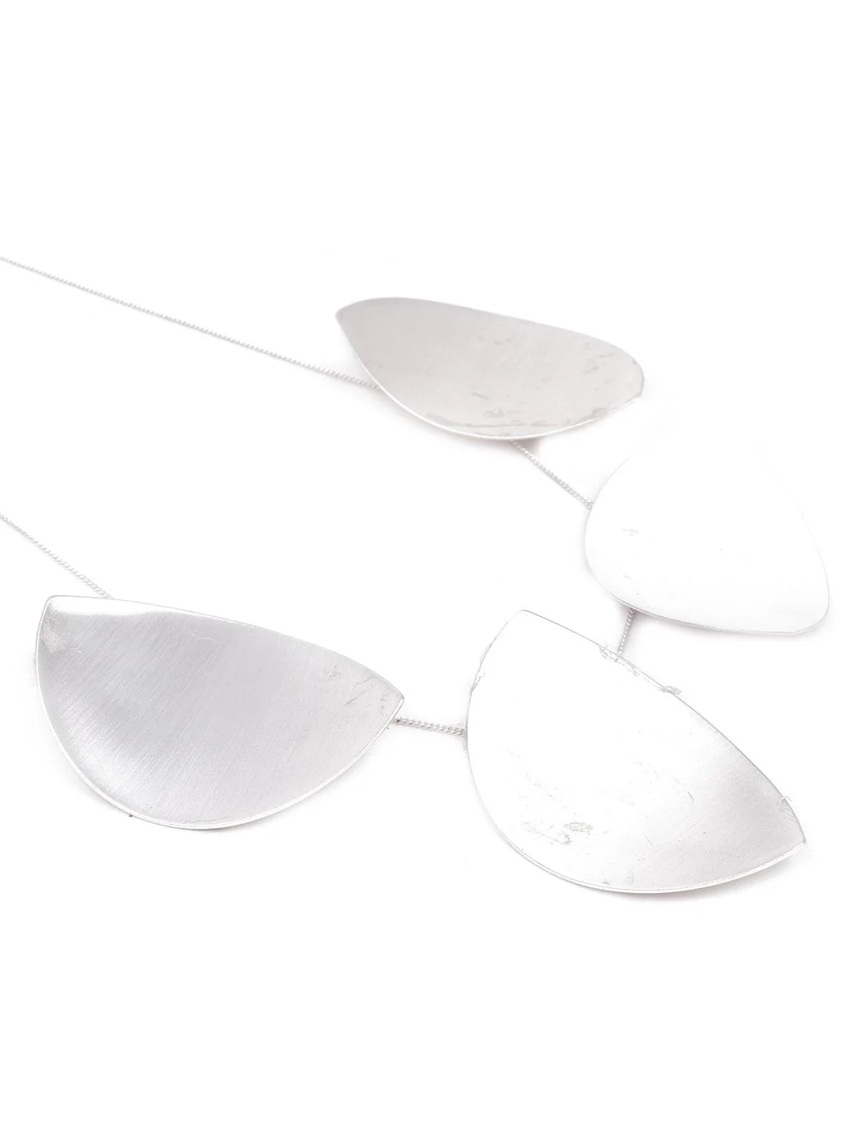Odette Women Silver Metal Necklace - Image 5
