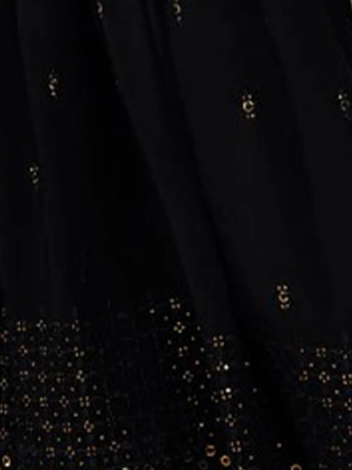 Odette Women Classy Black Georgette Stitched Salwar Suit - Image 3