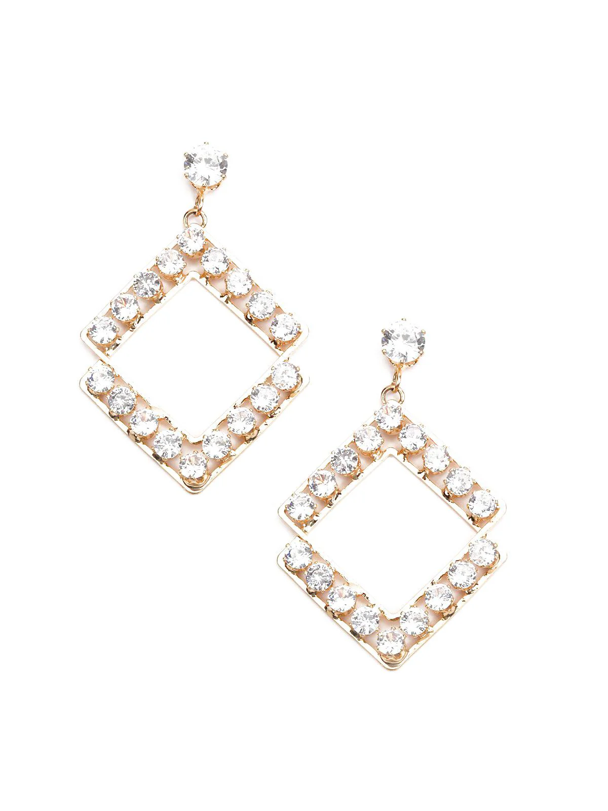 Odette Women Black Metal Earring - Image 3