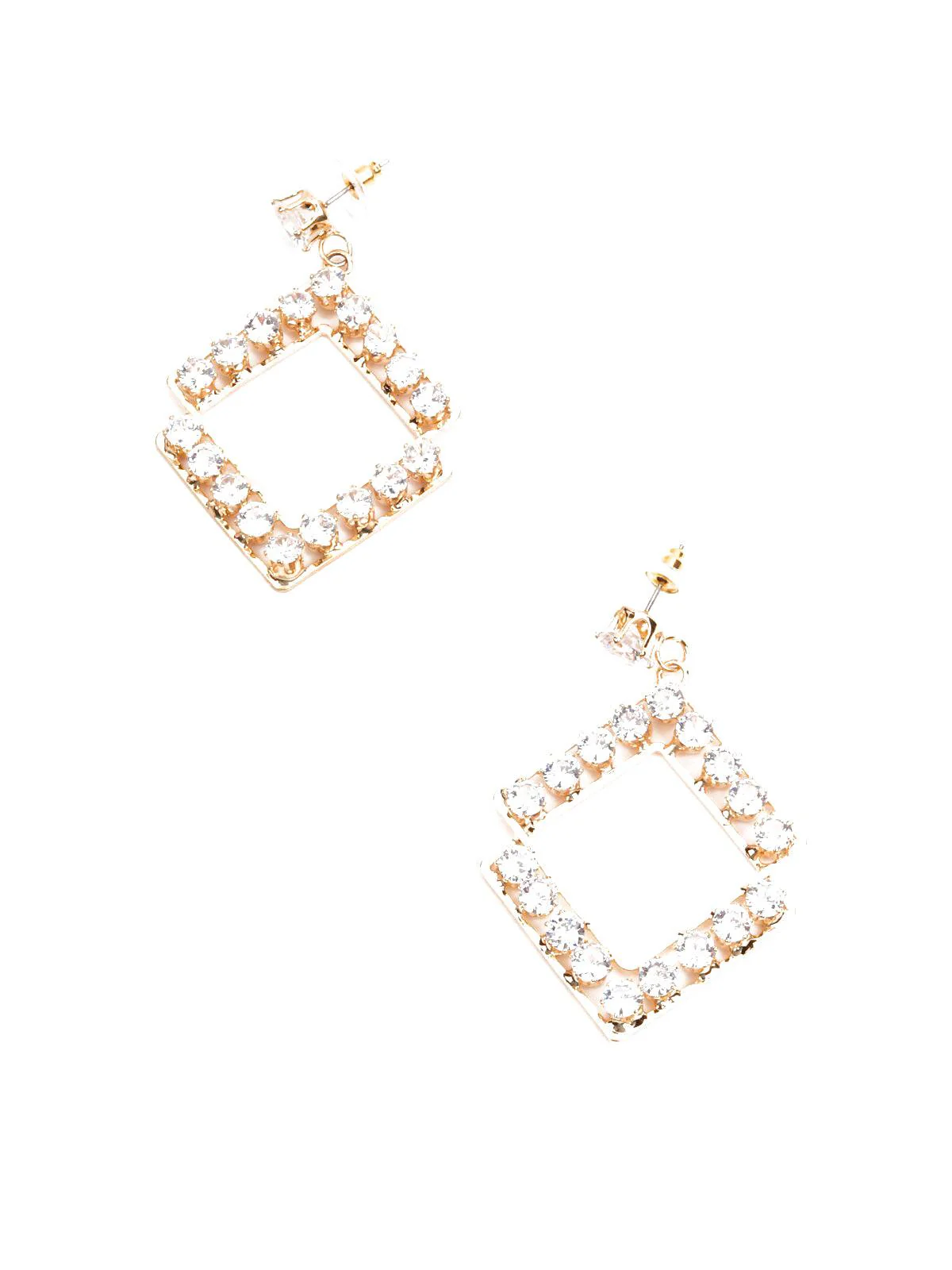 Odette Women Black Metal Earring - Image 4
