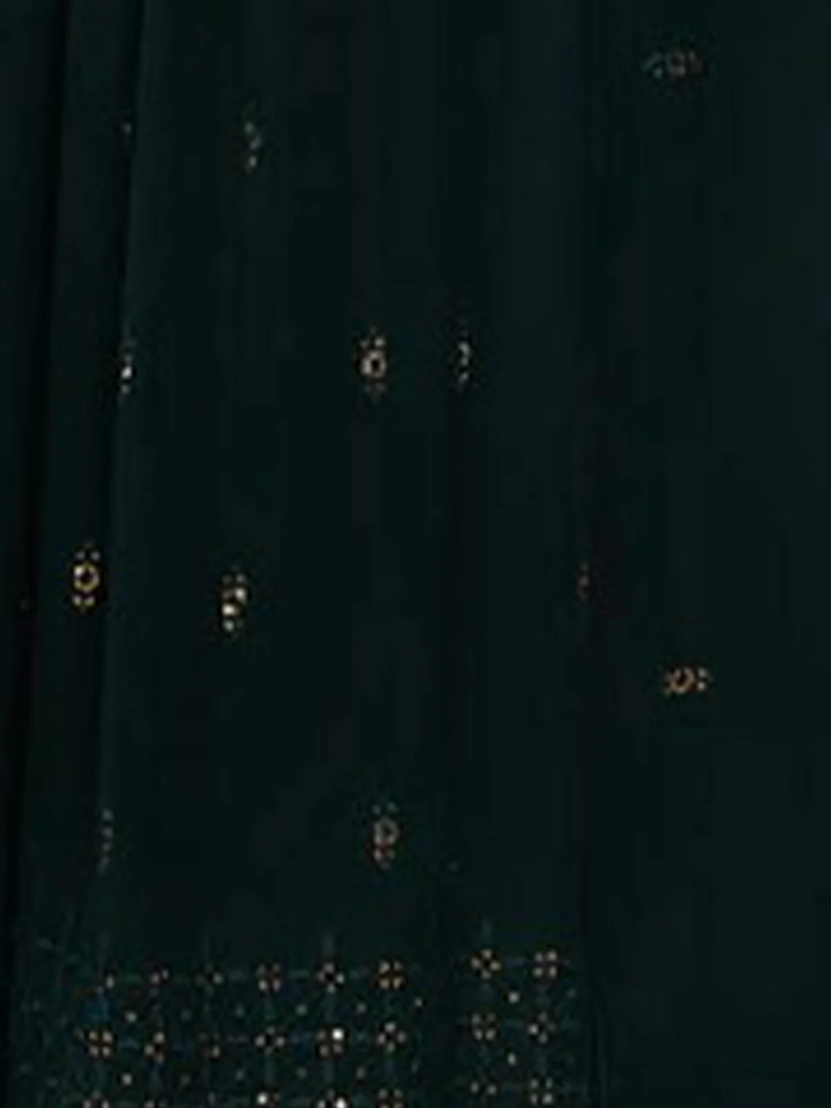 Odette Women Classy Teal Georgette Stitched Salwar Suit - Image 3